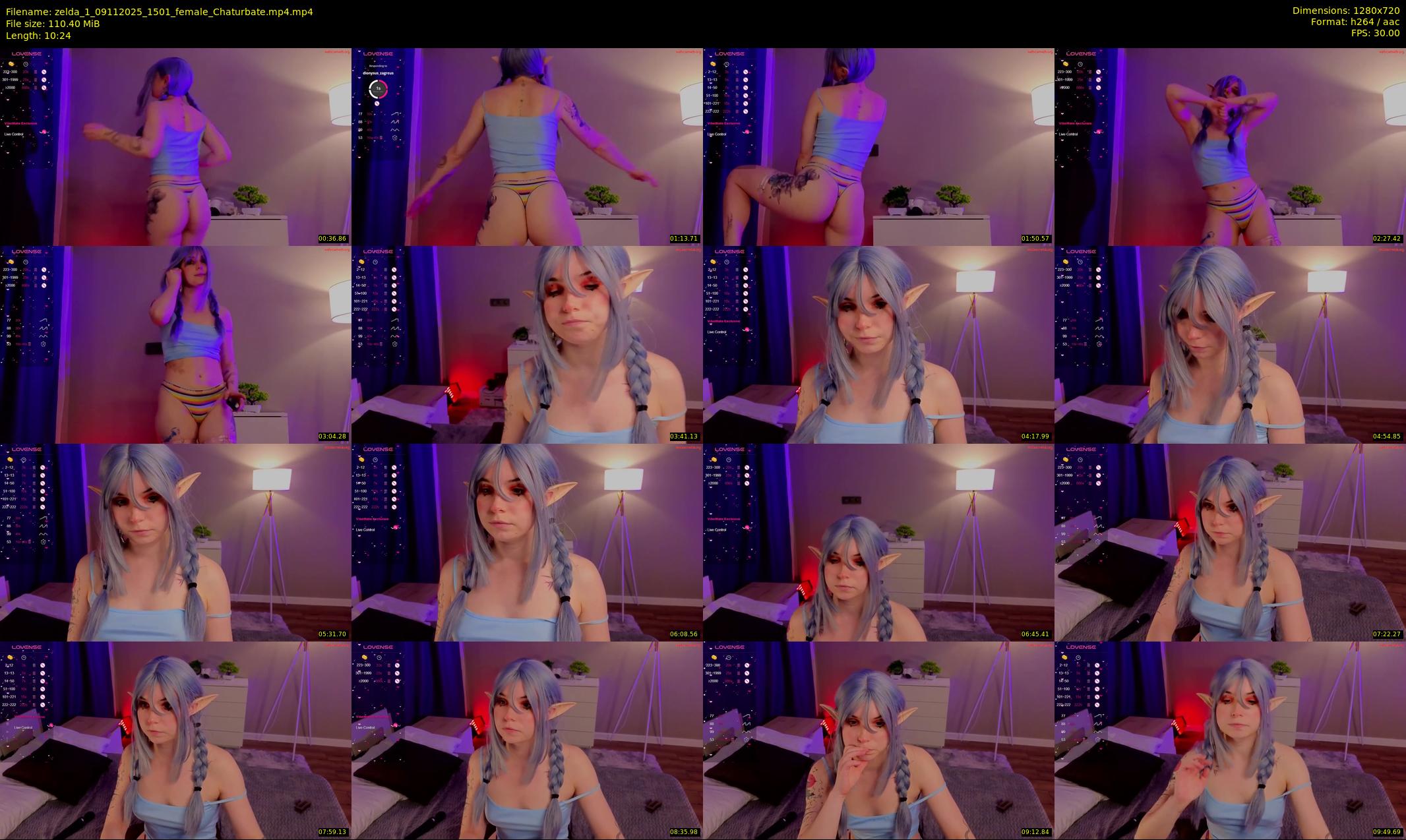 zelda_1 — 11 minute Chaturbate female cam show recording, 720p, Nov 9, 2025