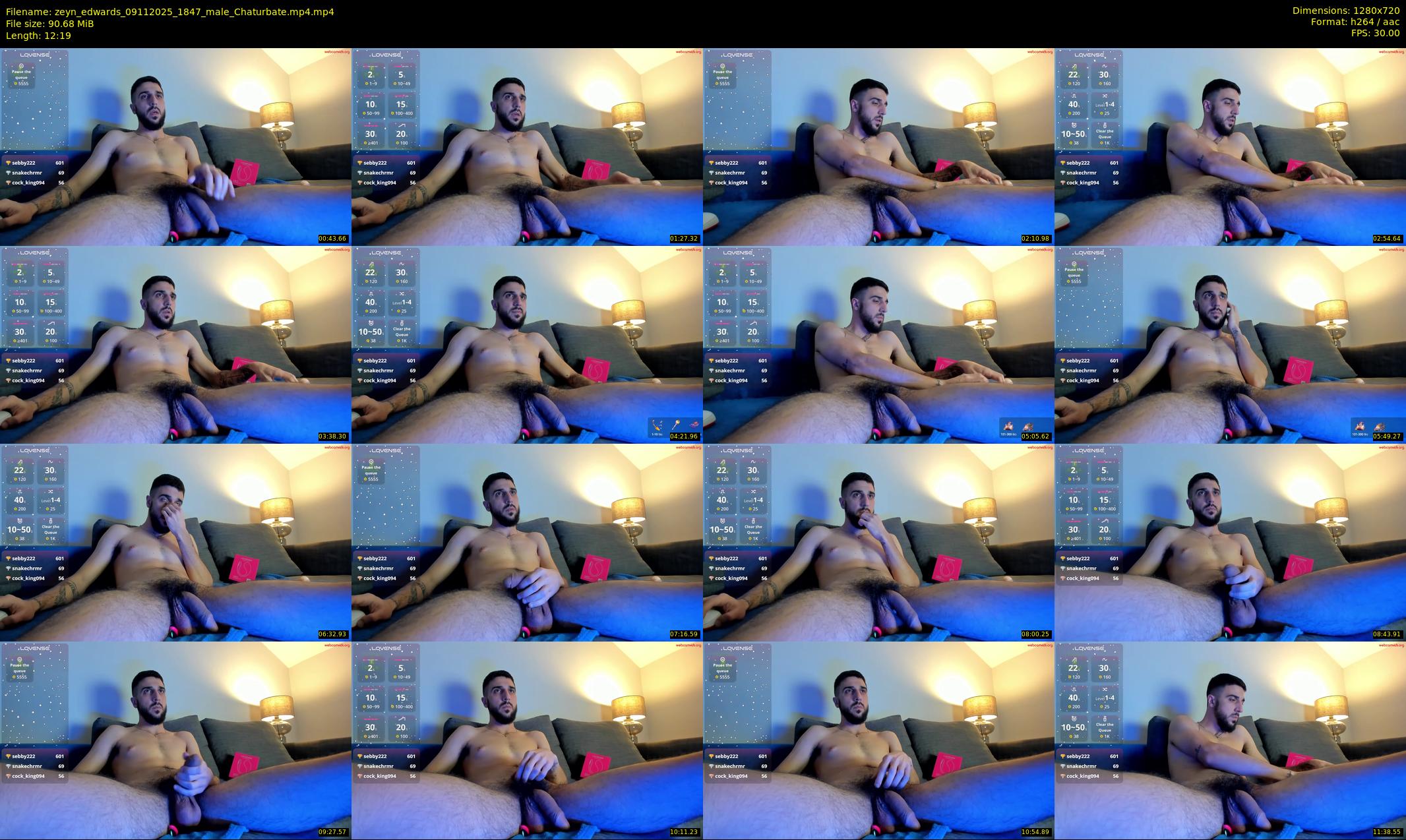 zeyn_edwards — 13 minute Chaturbate male cam show recording, 720p, Nov 9, 2025