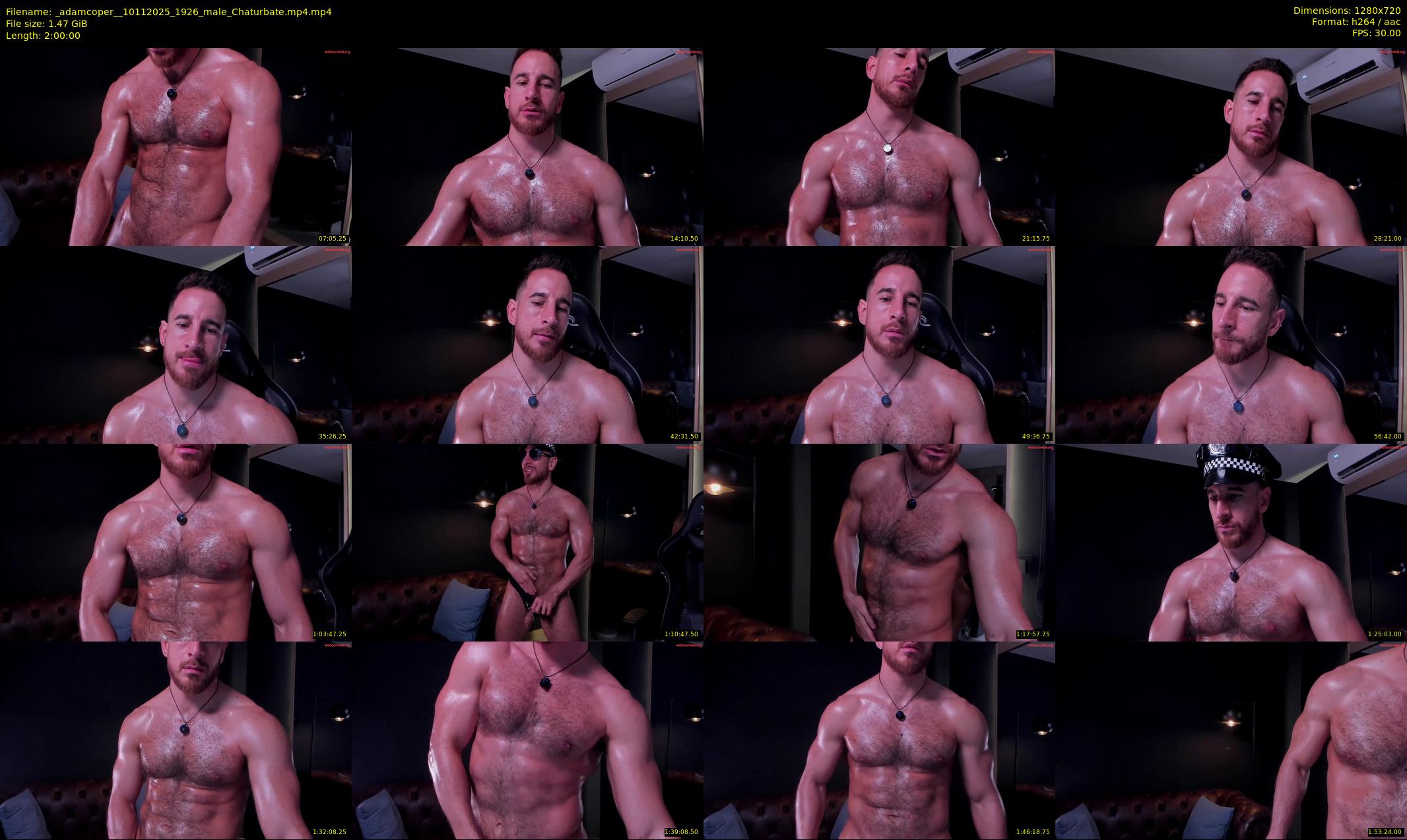 _adamcoper_ — 120 minute Chaturbate male cam show recording, 720p, Nov 10, 2025