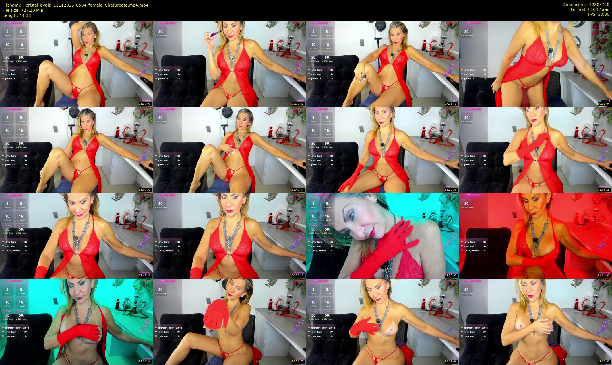 _cristal_ayala — 45 minute Chaturbate female cam show recording, 720p, Nov 11, 2025