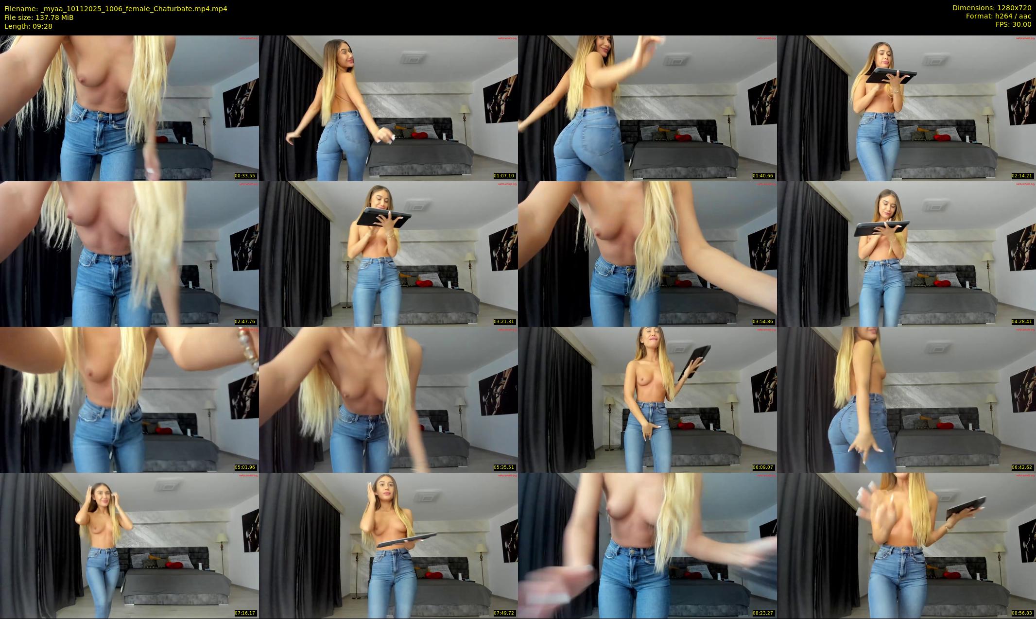 _myaa — 10 minute Chaturbate female cam show recording, 720p, Nov 10, 2025