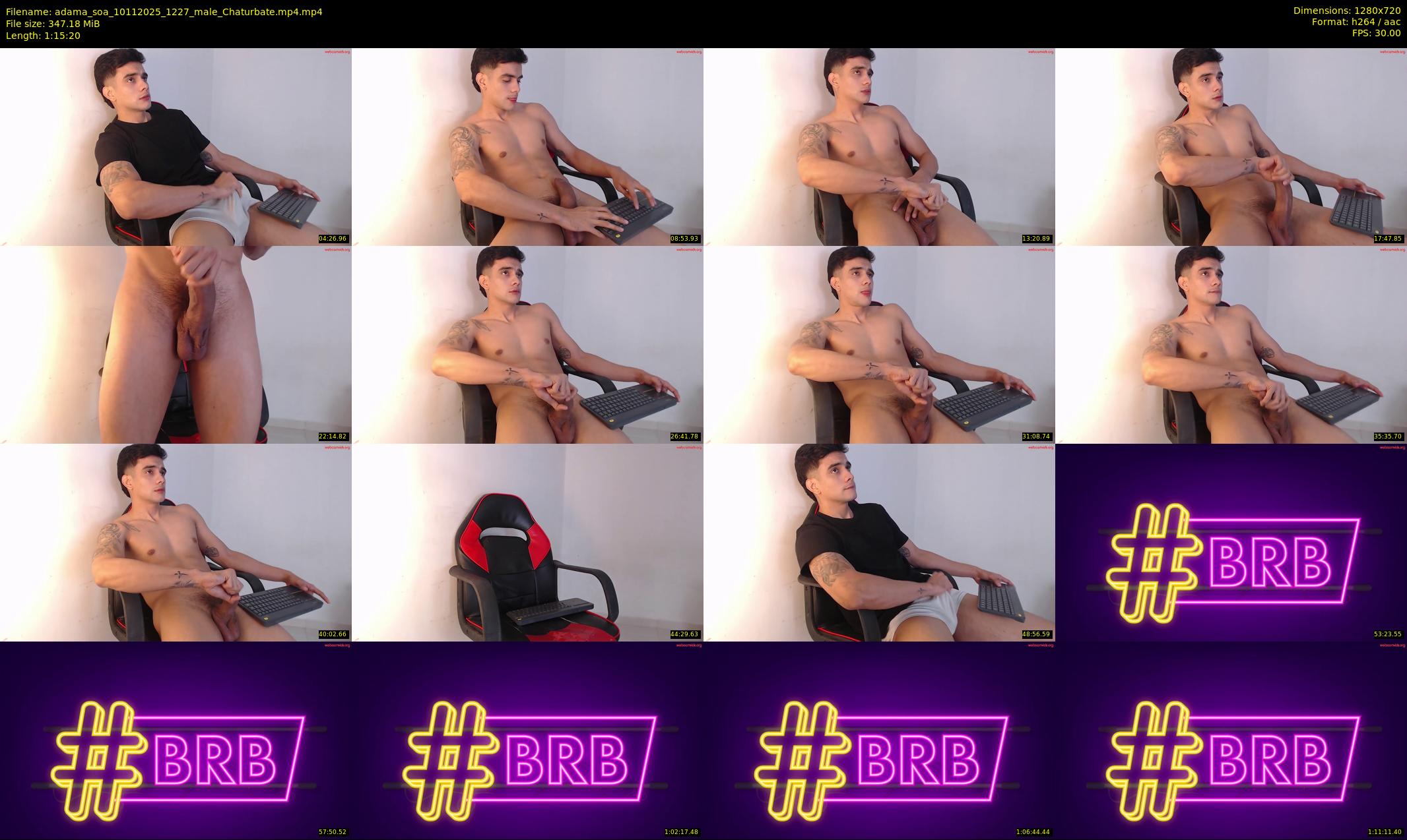 adama_soa — 76 minute Chaturbate male cam show recording, 720p, Nov 10, 2025