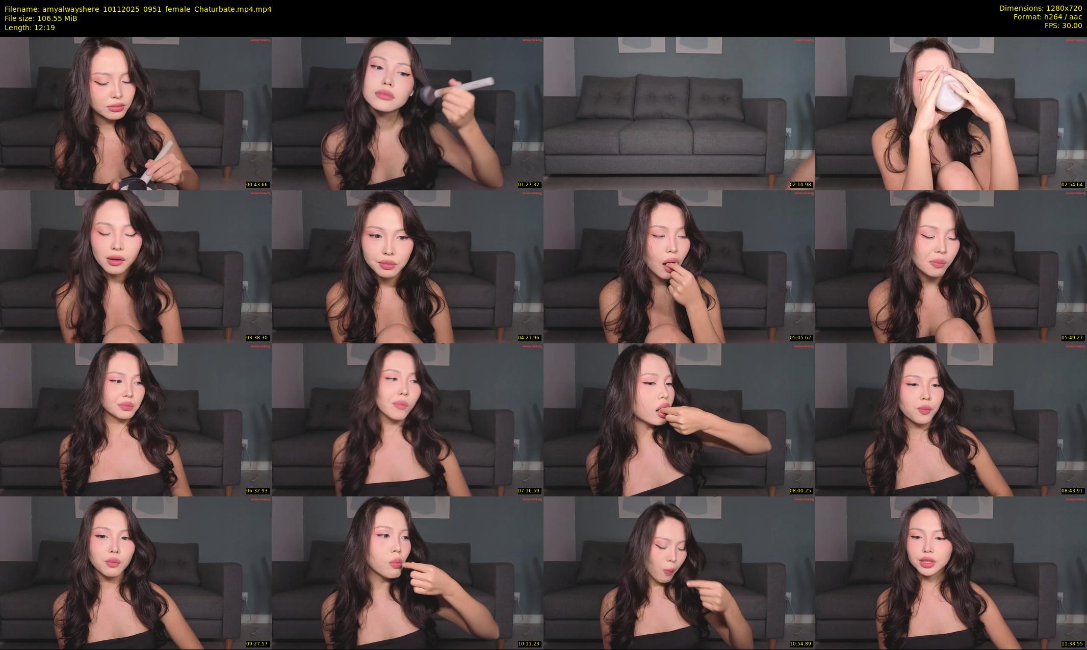amyalwayshere — 13 minute Chaturbate female cam show recording, 720p, Nov 10, 2025