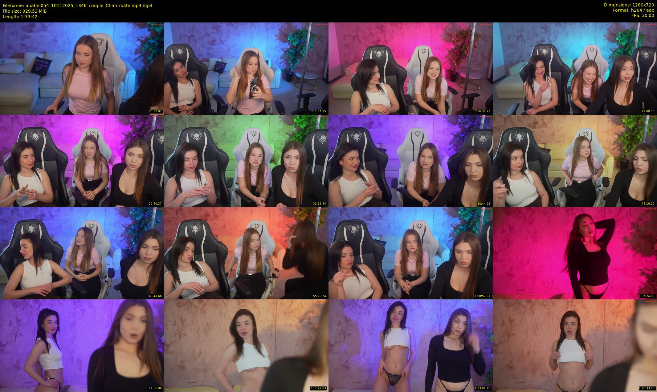 anabel054 — 94 minute Chaturbate female cam show recording, 720p, Nov 10, 2025