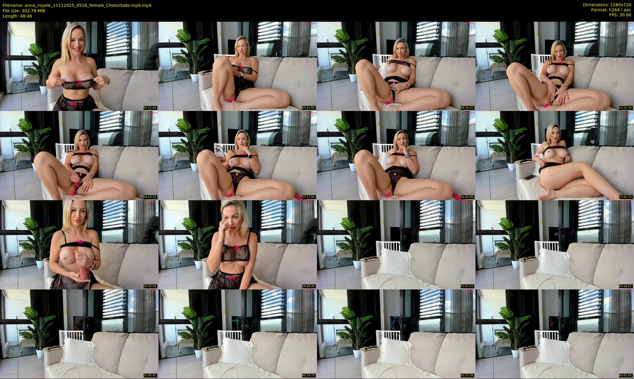 anna_royale — 49 minute Chaturbate female cam show recording, 720p, Nov 11, 2025