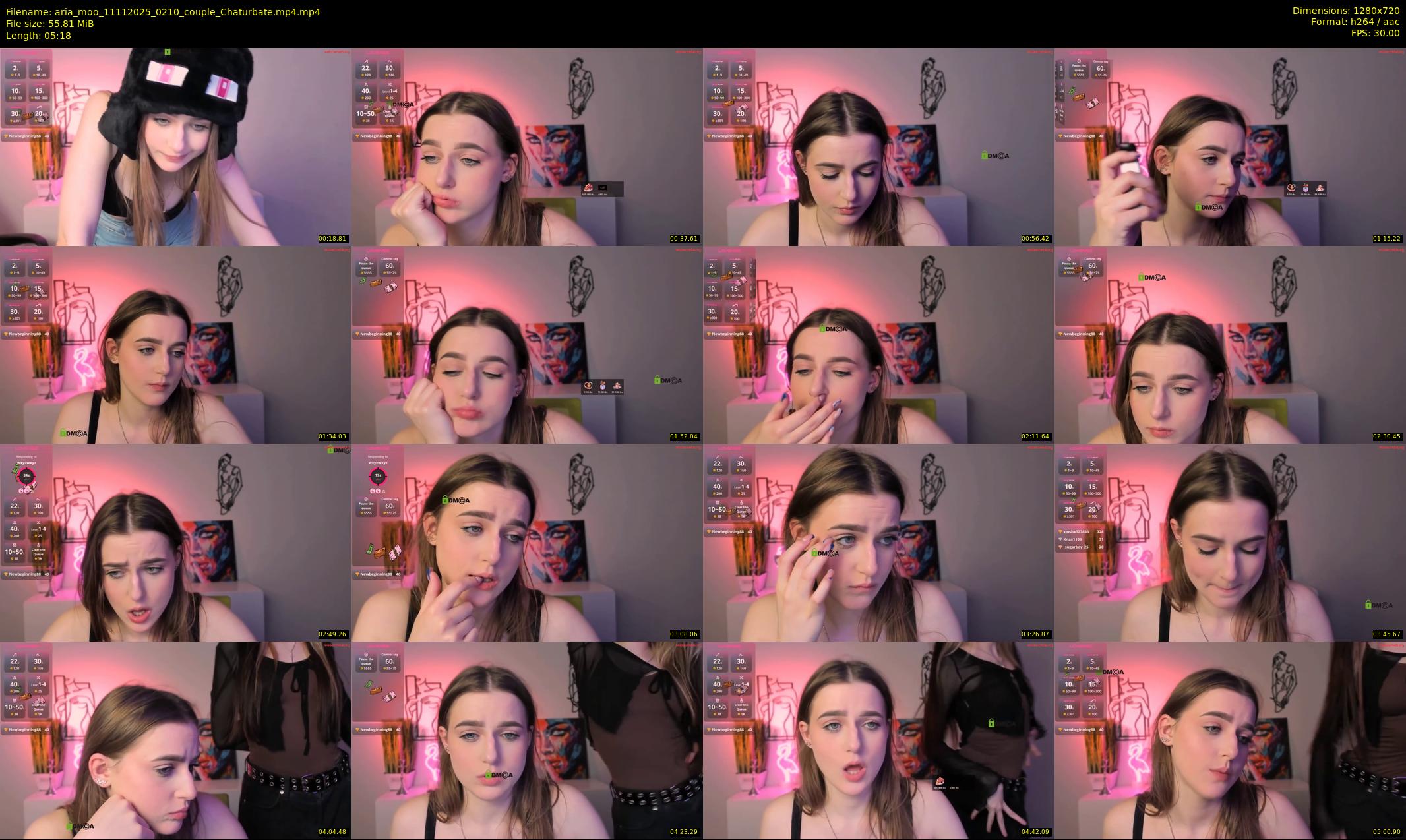 aria_moo — 6 minute Chaturbate couple cam show recording, 720p, Nov 11, 2025