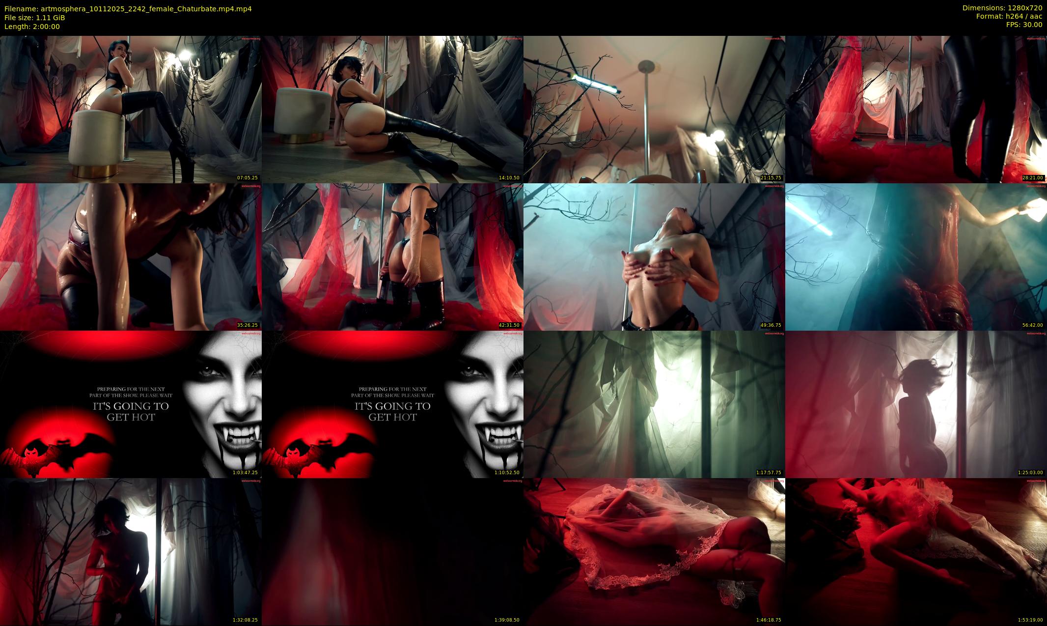 artmosphera — 120 minute Chaturbate female cam show recording, 720p, Nov 10, 2025