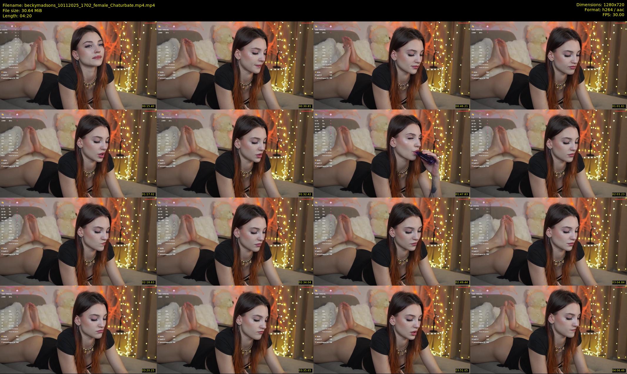beckymadsons — 5 minute Chaturbate female cam show recording, 720p, Nov 10, 2025