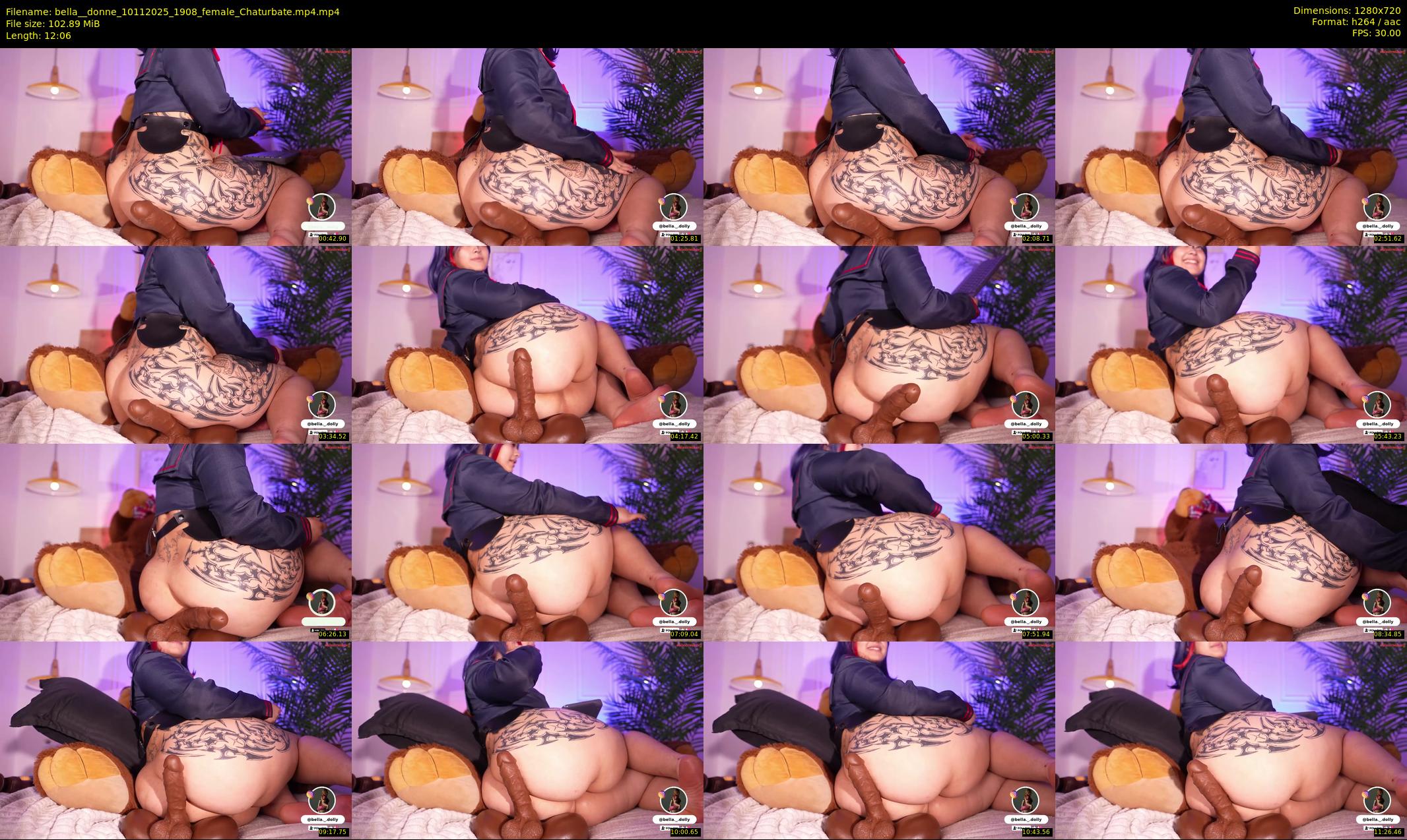 bella__donne — 13 minute Chaturbate female cam show recording, 720p, Nov 10, 2025
