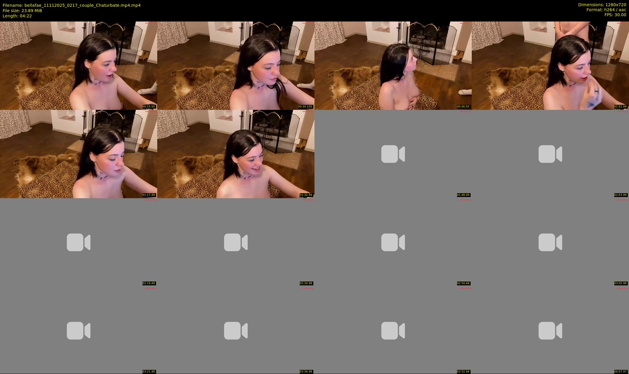 bellafae — 5 minute Chaturbate couple cam show recording, 720p, Nov 11, 2025