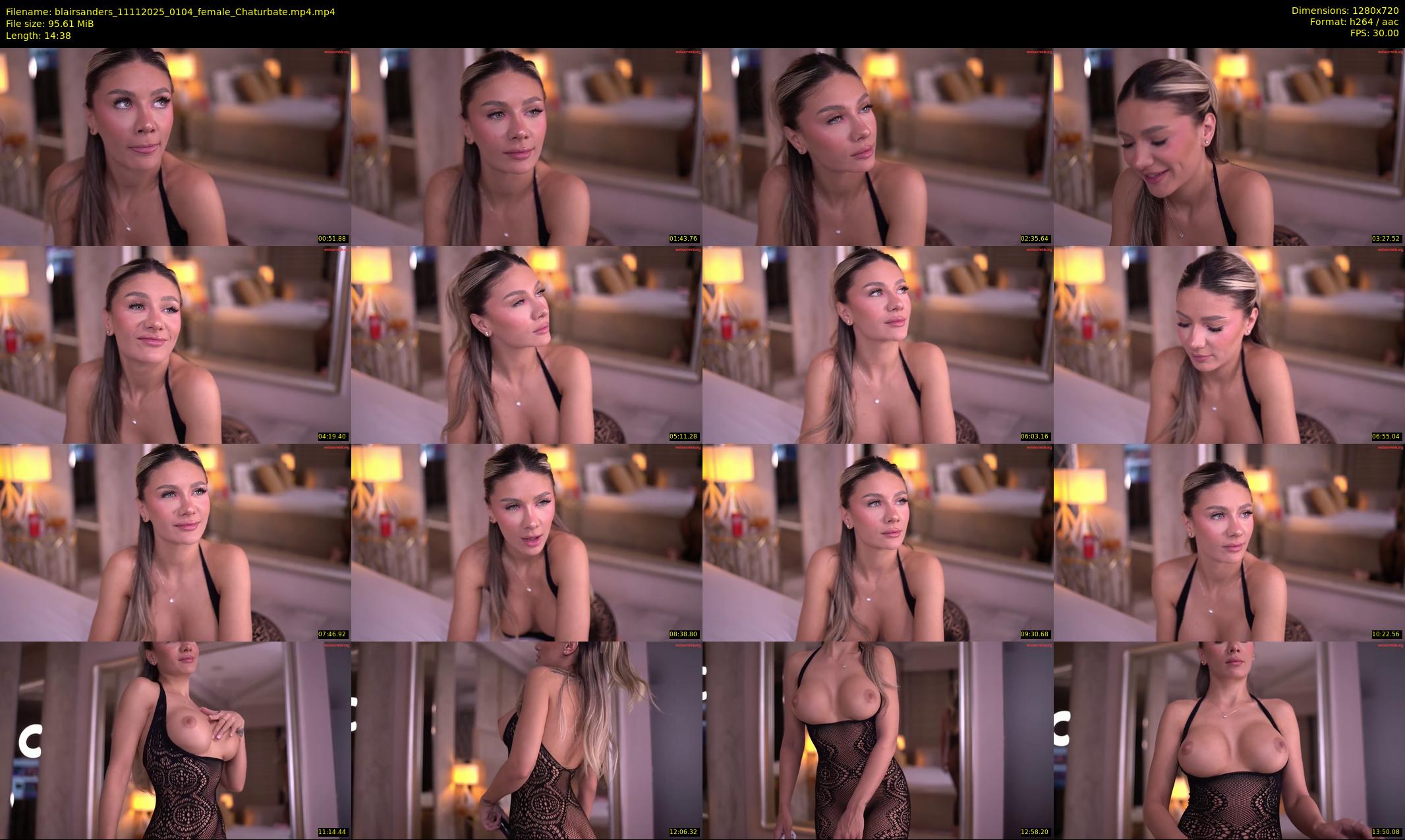blairsanders — 15 minute Chaturbate female cam show recording, 720p, Nov 11, 2025