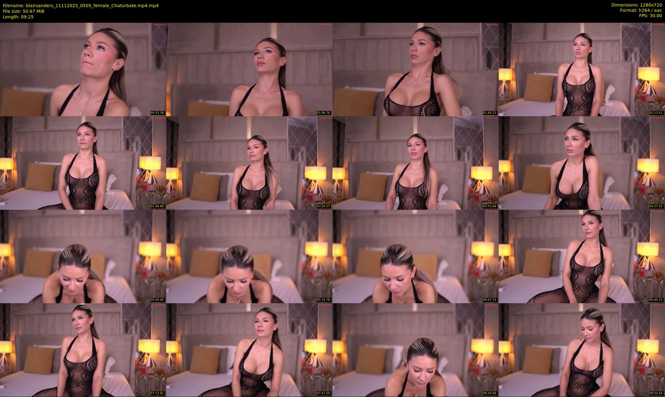 blairsanders — 10 minute Chaturbate female cam show recording, 720p, Nov 11, 2025