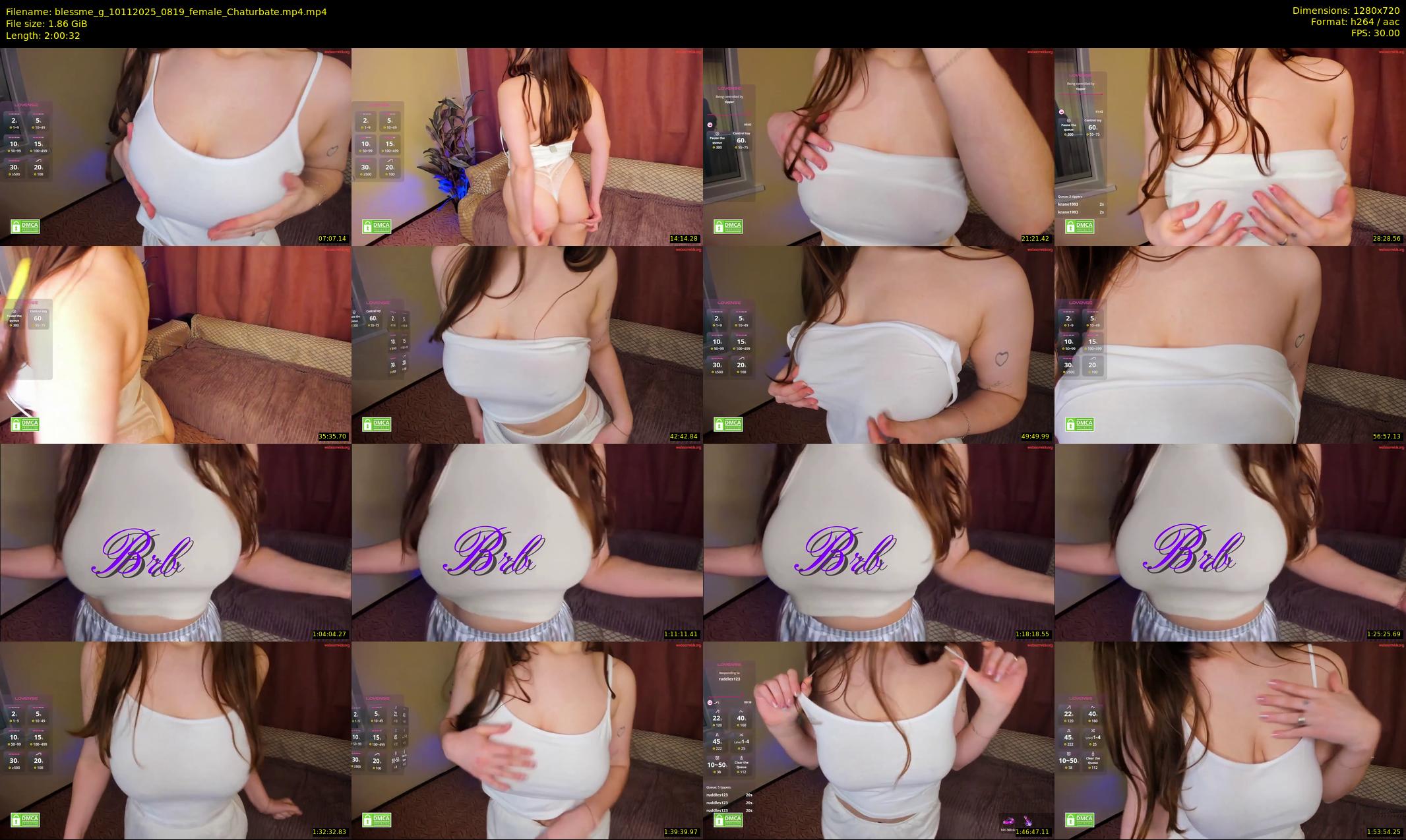 blessme_g — 121 minute Chaturbate female cam show recording, 720p, Nov 10, 2025