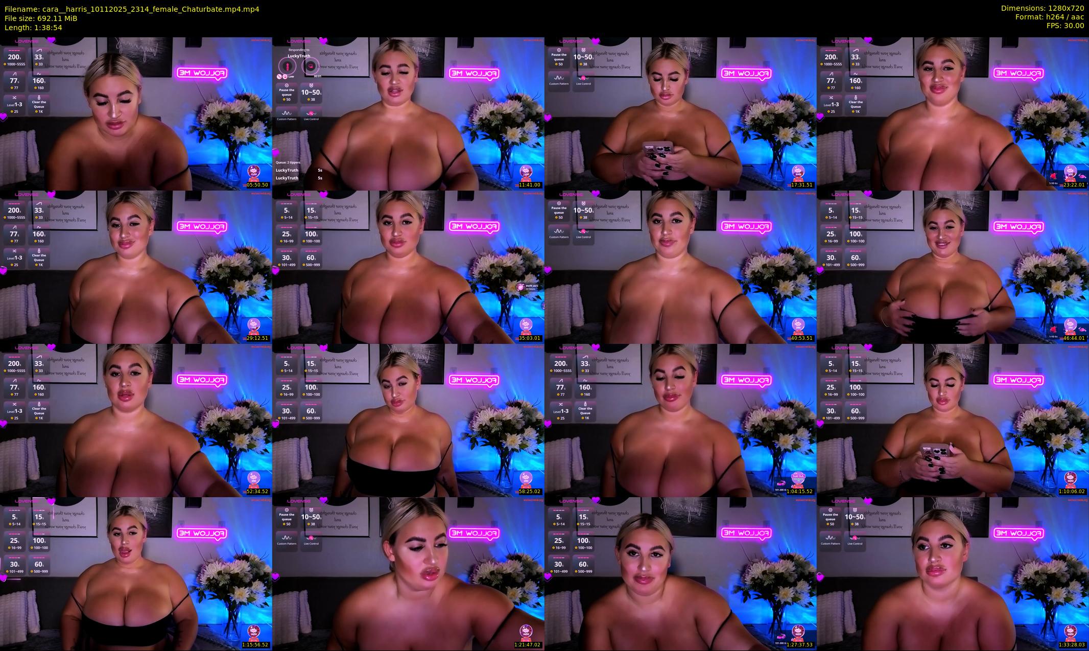 cara__harris — 99 minute Chaturbate female cam show recording, 720p, Nov 10, 2025
