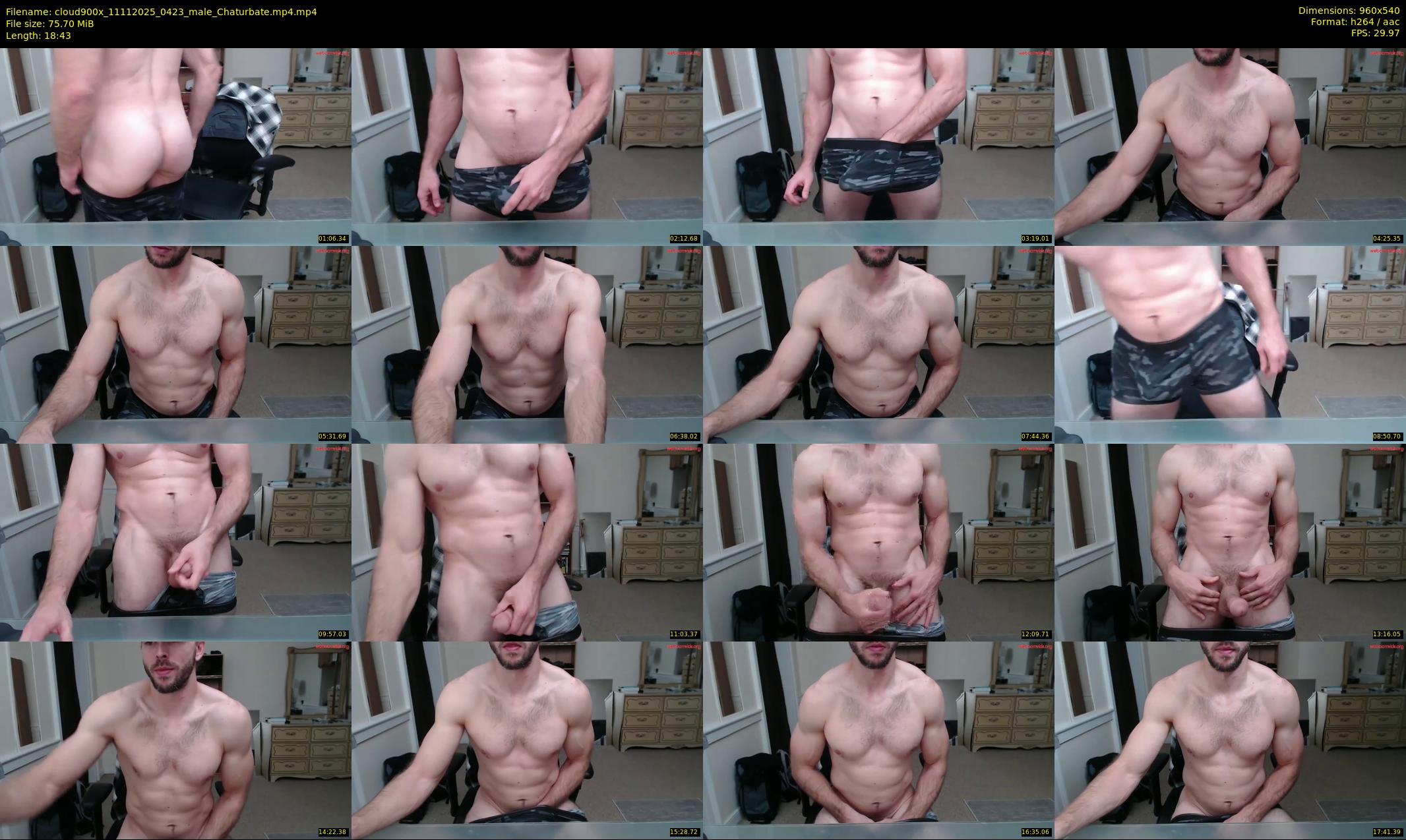 cloud900x — 19 minute Chaturbate male cam show recording, 480p, Nov 11, 2025