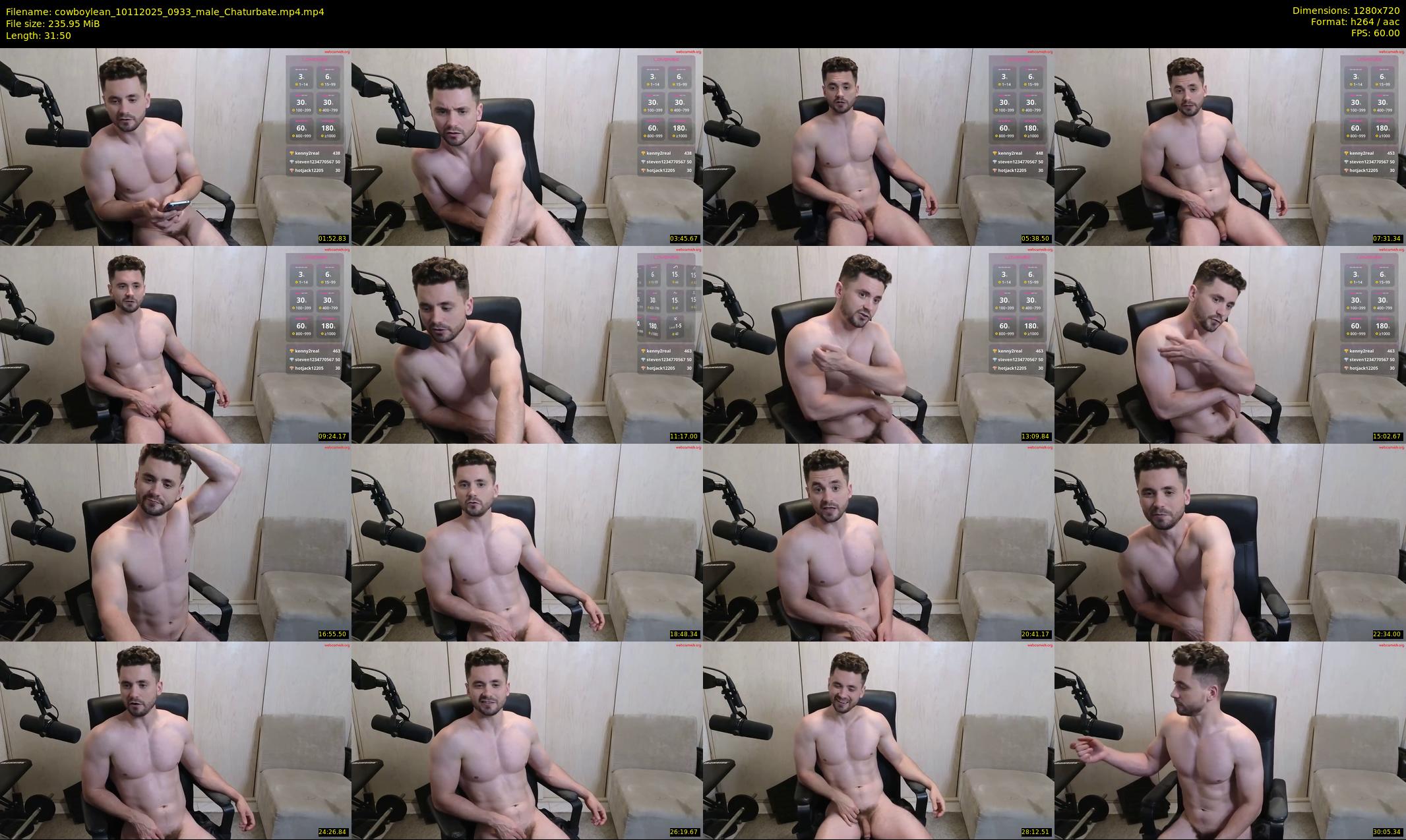 cowboylean — 32 minute Chaturbate male cam show recording, 720p, Nov 10, 2025