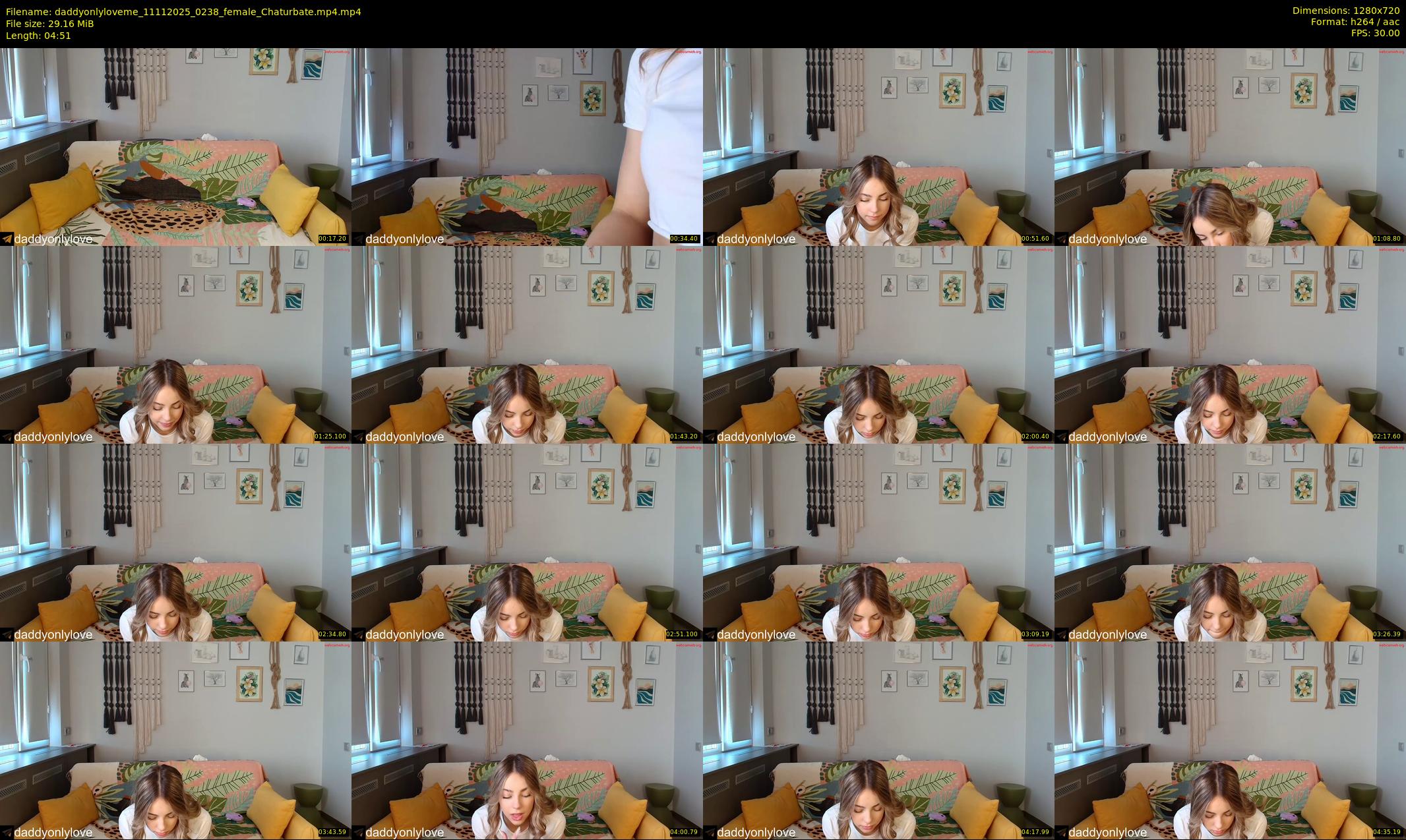 daddyonlyloveme — 5 minute Chaturbate female cam show recording, 720p, Nov 11, 2025