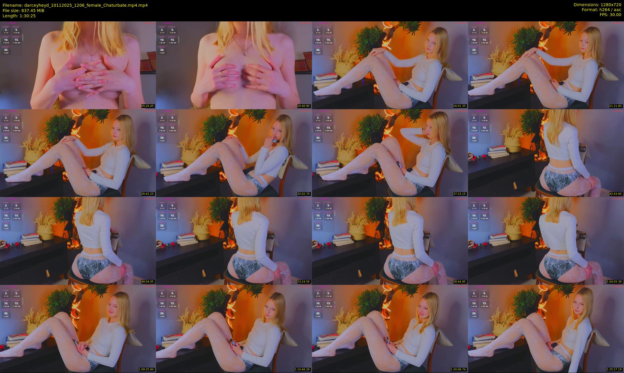 darceyheyd — 91 minute Chaturbate female cam show recording, 720p, Nov 10, 2025