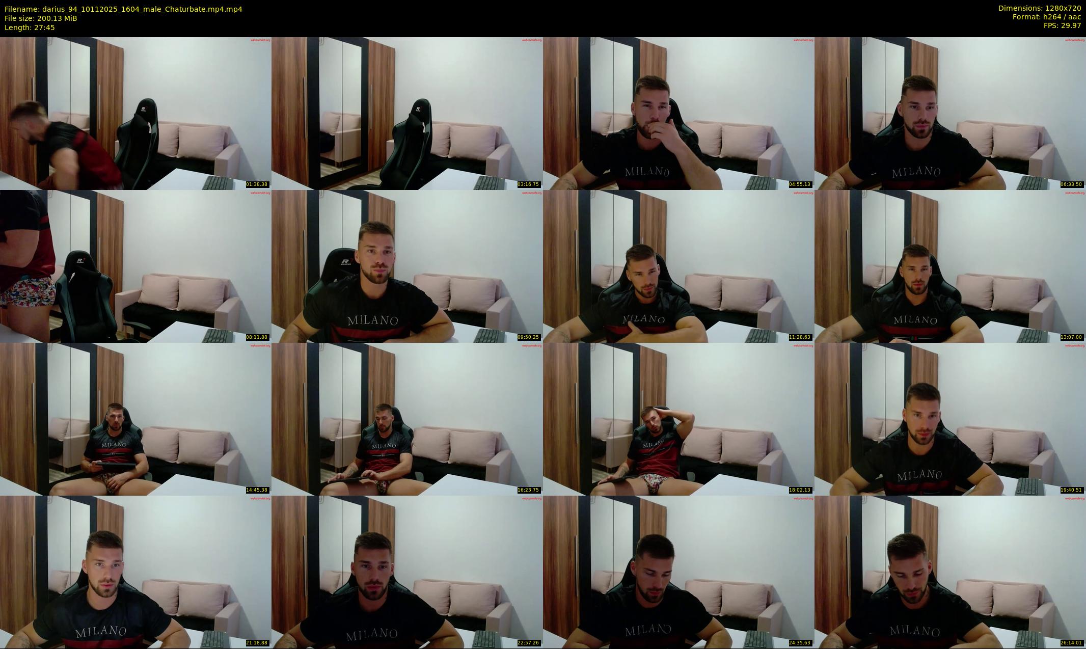 darius_94 — 28 minute Chaturbate male cam show recording, 720p, Nov 10, 2025