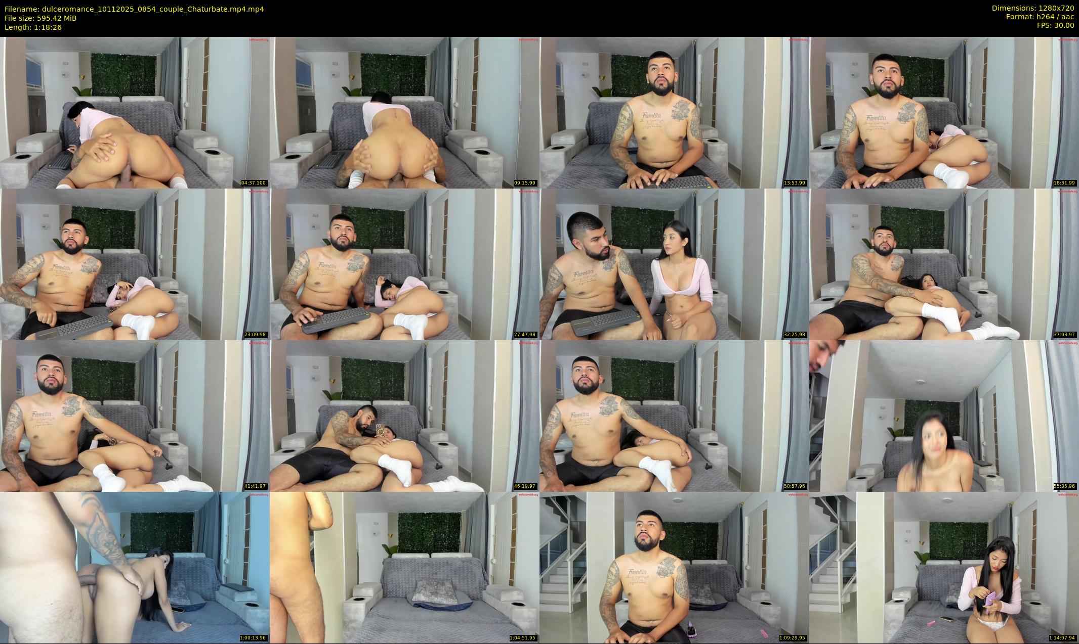 dulceromance — 79 minute Chaturbate couple cam show recording, 720p, Nov 10, 2025