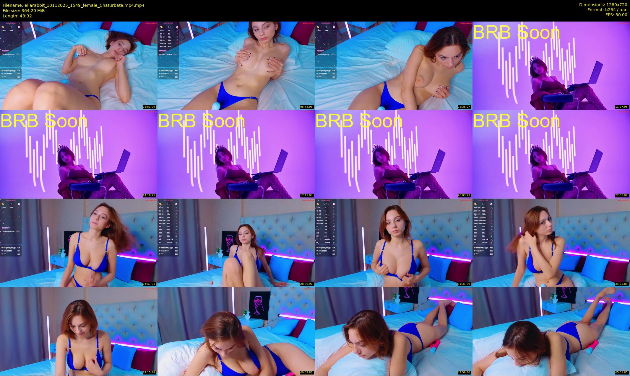 ellarabbit — 49 minute Chaturbate female cam show recording, 720p, Nov 10, 2025
