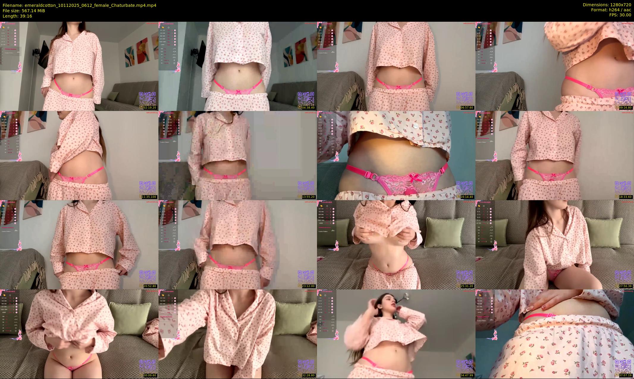 emeraldcotton — 40 minute Chaturbate female cam show recording, 720p, Nov 10, 2025