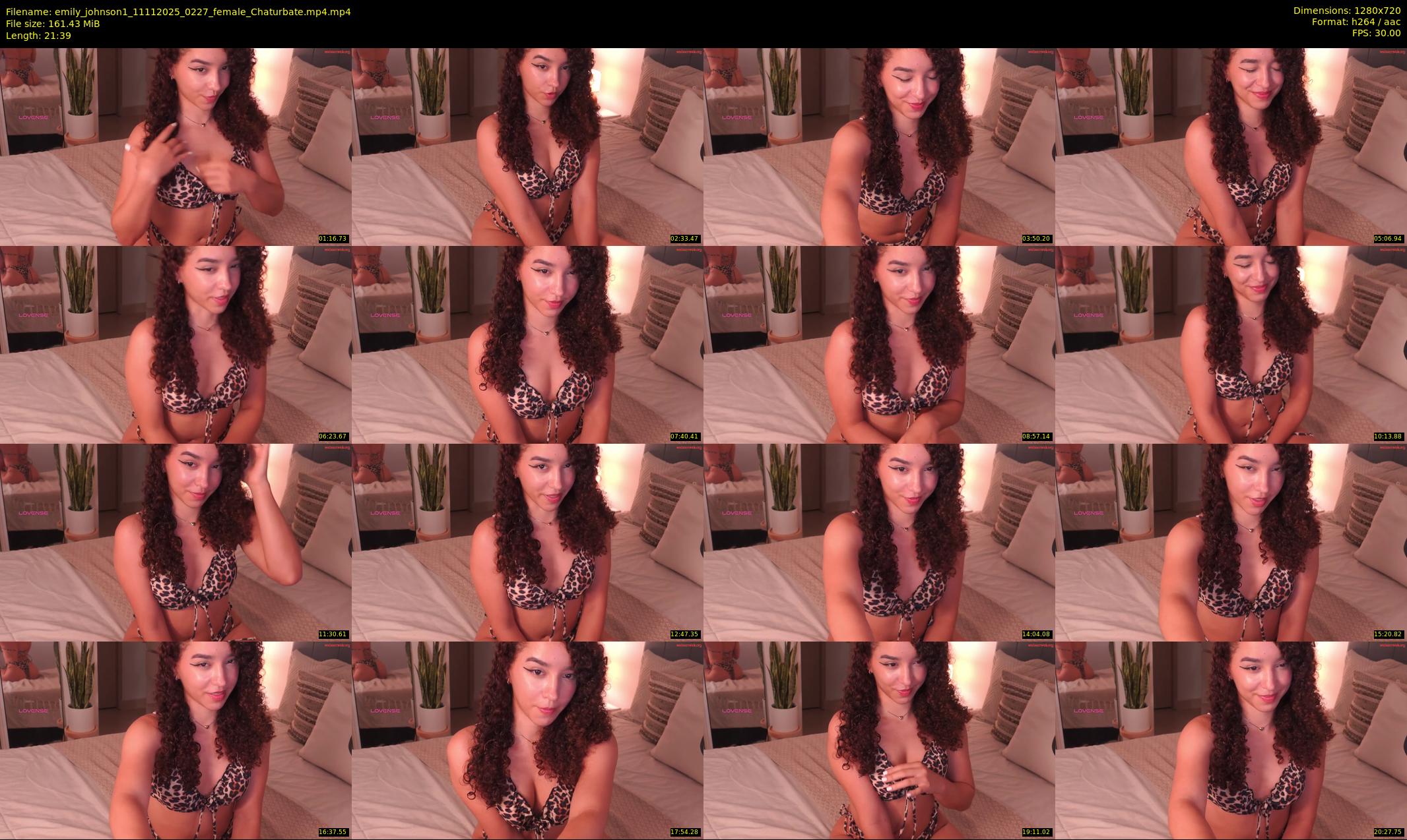 emily_johnson1 — 22 minute Chaturbate female cam show recording, 720p, Nov 11, 2025
