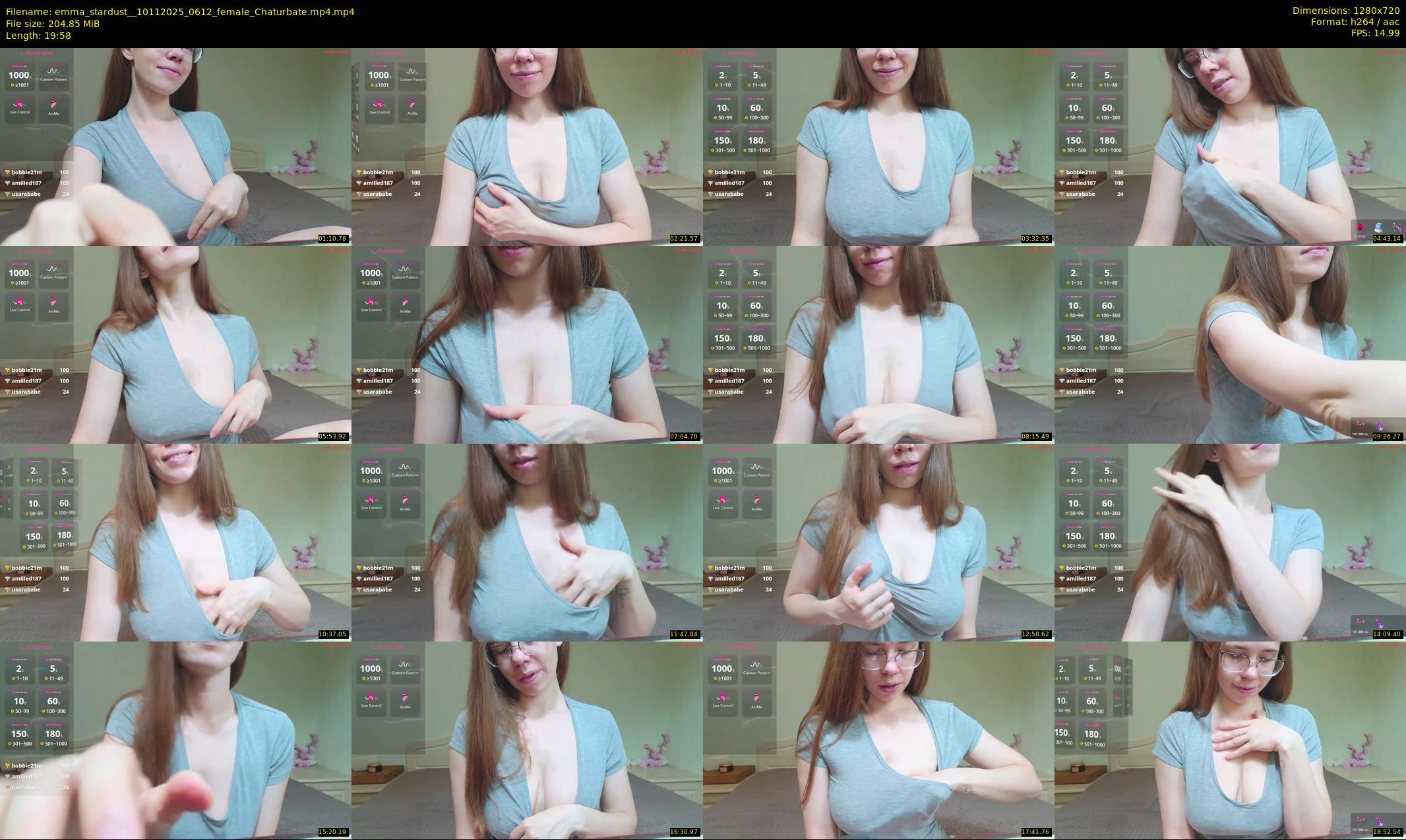 emma_stardust_ — 20 minute Chaturbate female cam show recording, 720p, Nov 10, 2025