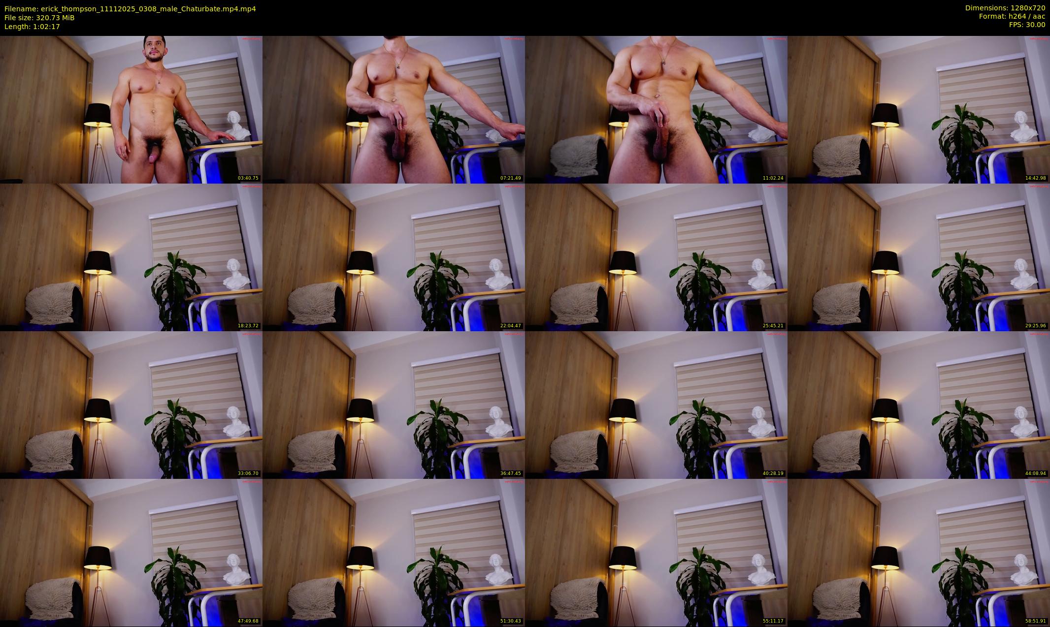 erick_thompson — 63 minute Chaturbate male cam show recording, 720p, Nov 11, 2025