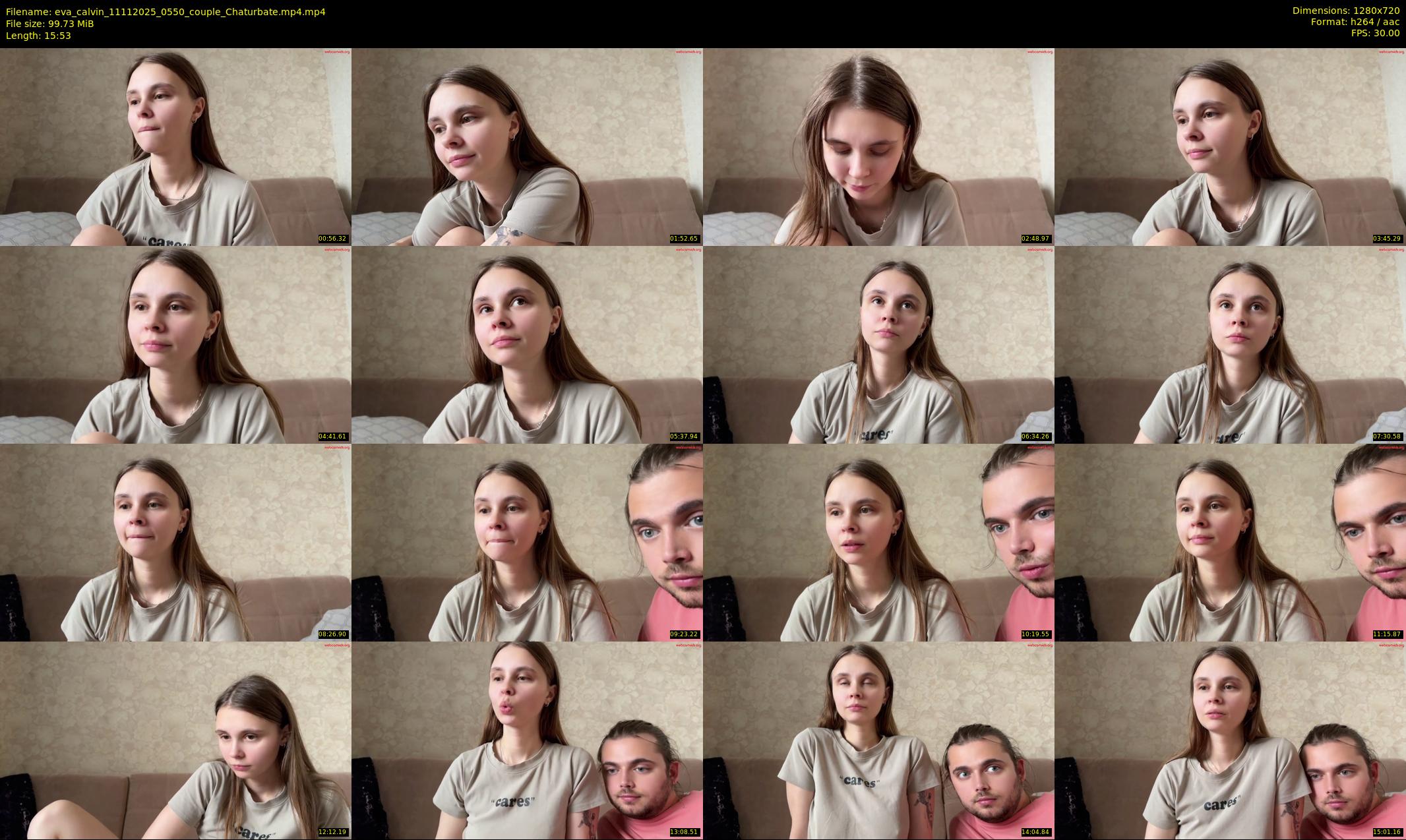 eva_calvin — 16 minute Chaturbate couple cam show recording, 720p, Nov 11, 2025