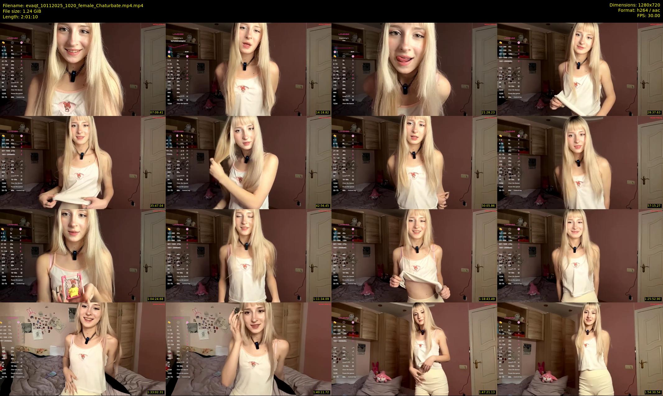 evaqt — 122 minute Chaturbate female cam show recording, 720p, Nov 10, 2025