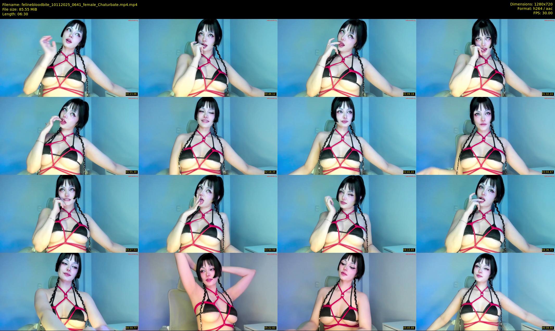 felinebloodbite — 7 minute Chaturbate female cam show recording, 720p, Nov 10, 2025