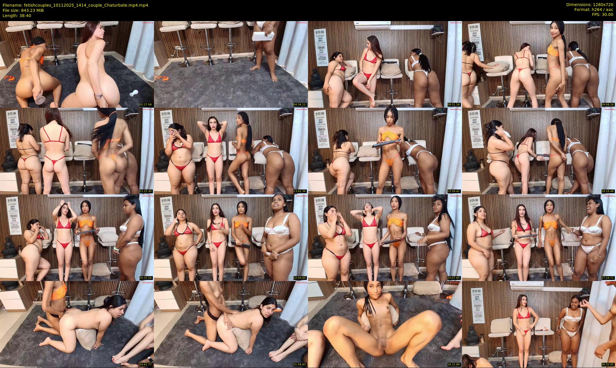 fetishcouples — 39 minute Chaturbate couple cam show recording, 720p, Nov 10, 2025