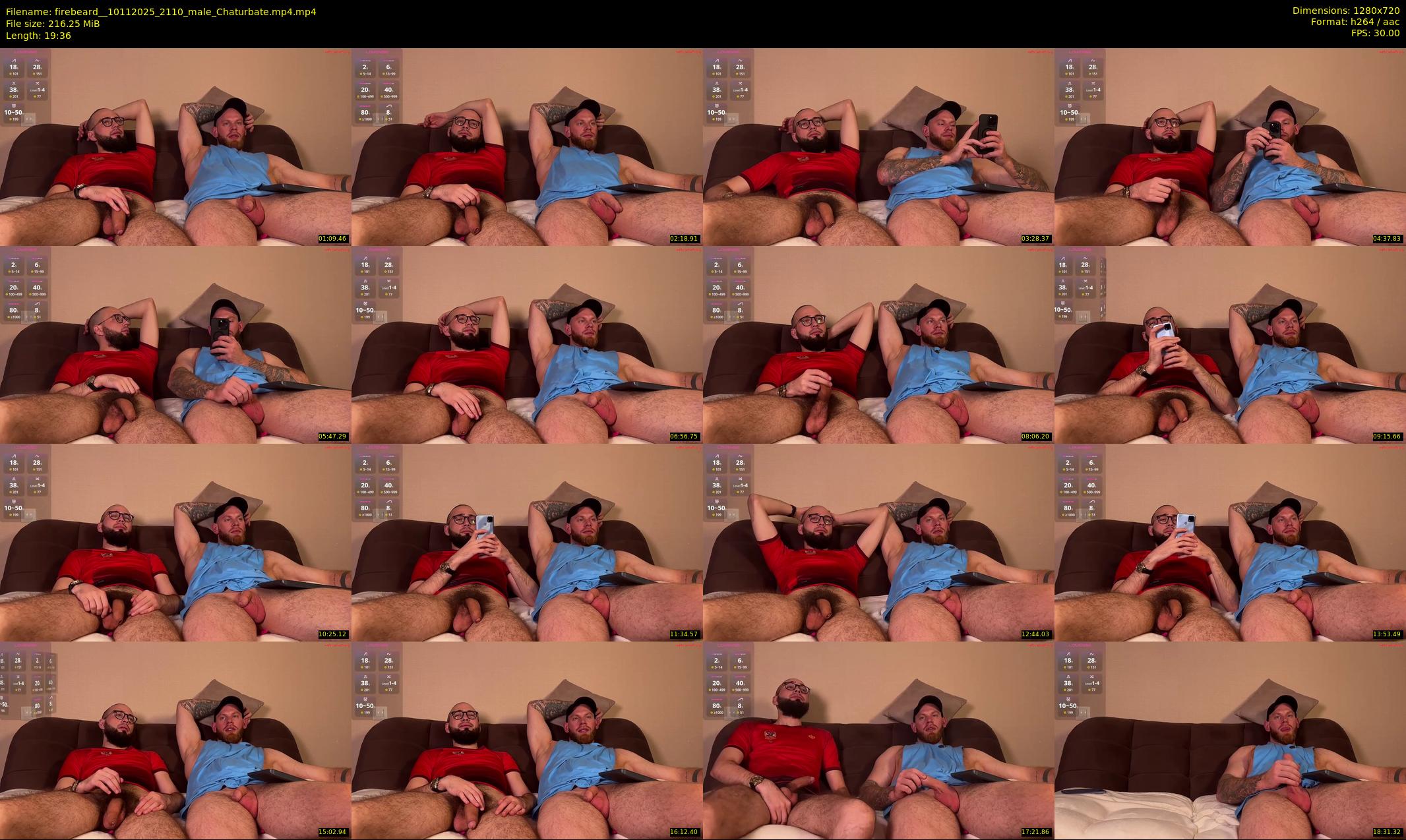 firebeard_ — 20 minute Chaturbate male cam show recording, 720p, Nov 10, 2025