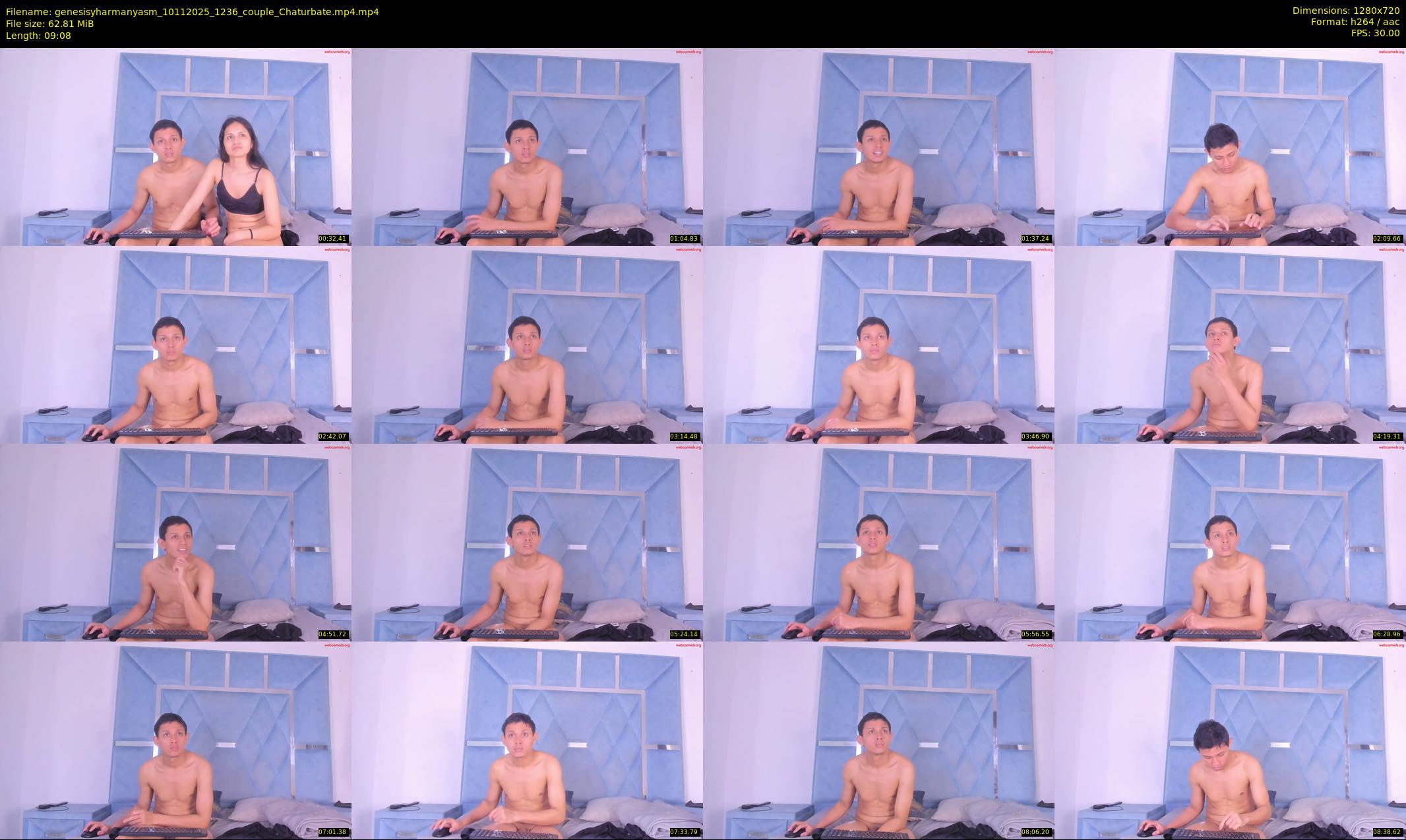 genesisyharmanyasm — 10 minute Chaturbate couple cam show recording, 720p, Nov 10, 2025