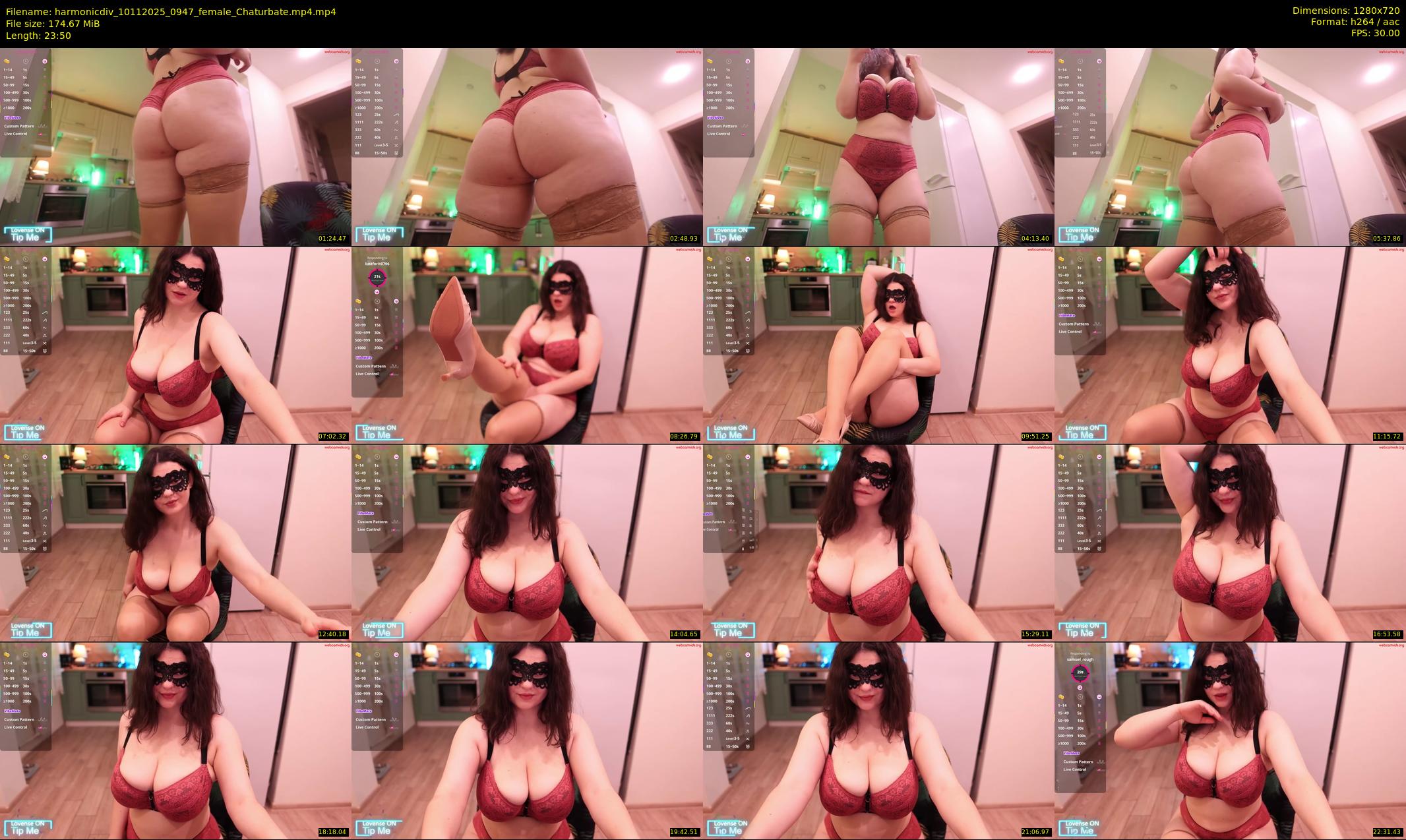 harmonicdiv — 24 minute Chaturbate female cam show recording, 720p, Nov 10, 2025