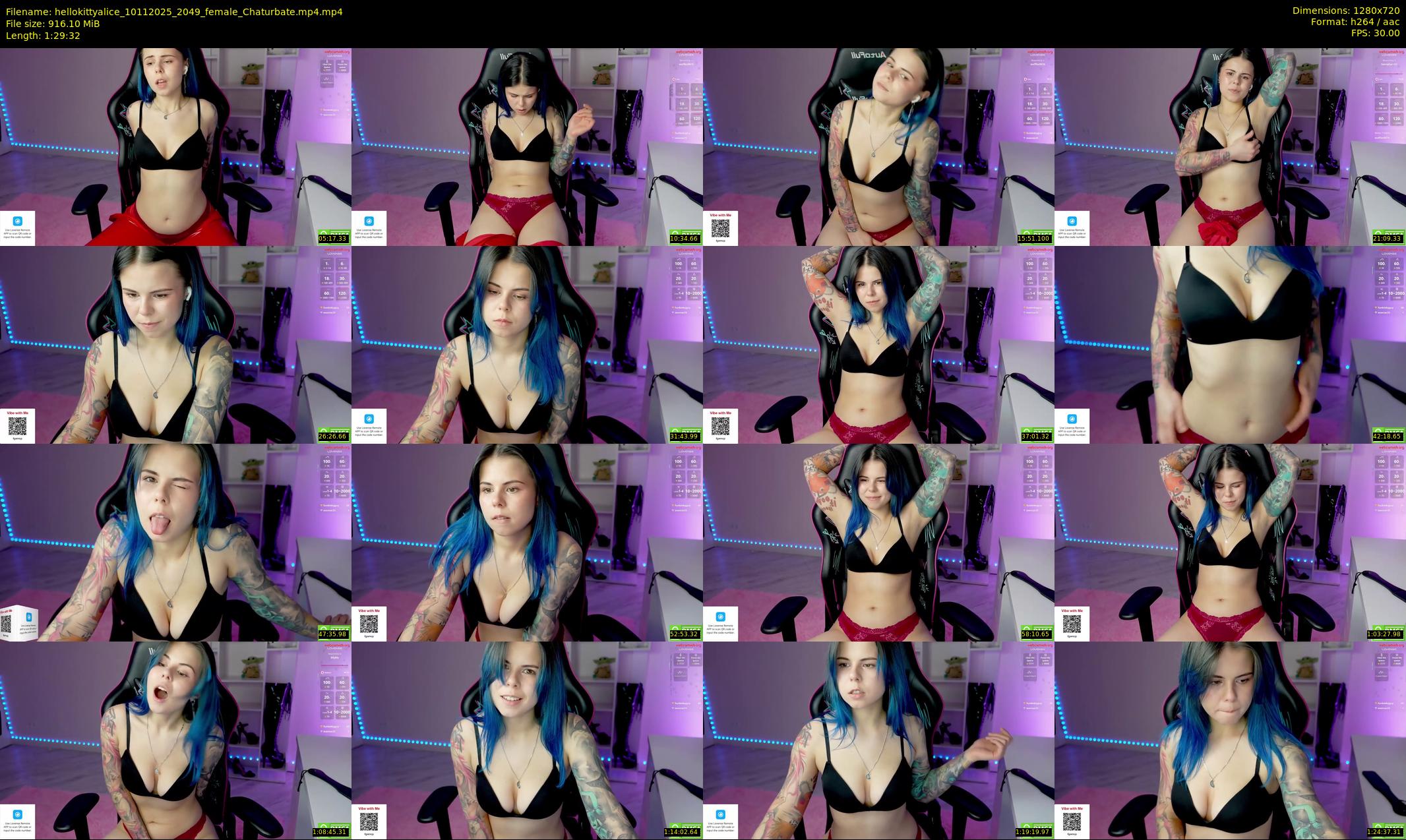 hellokittyalice — 90 minute Chaturbate female cam show recording, 720p, Nov 10, 2025