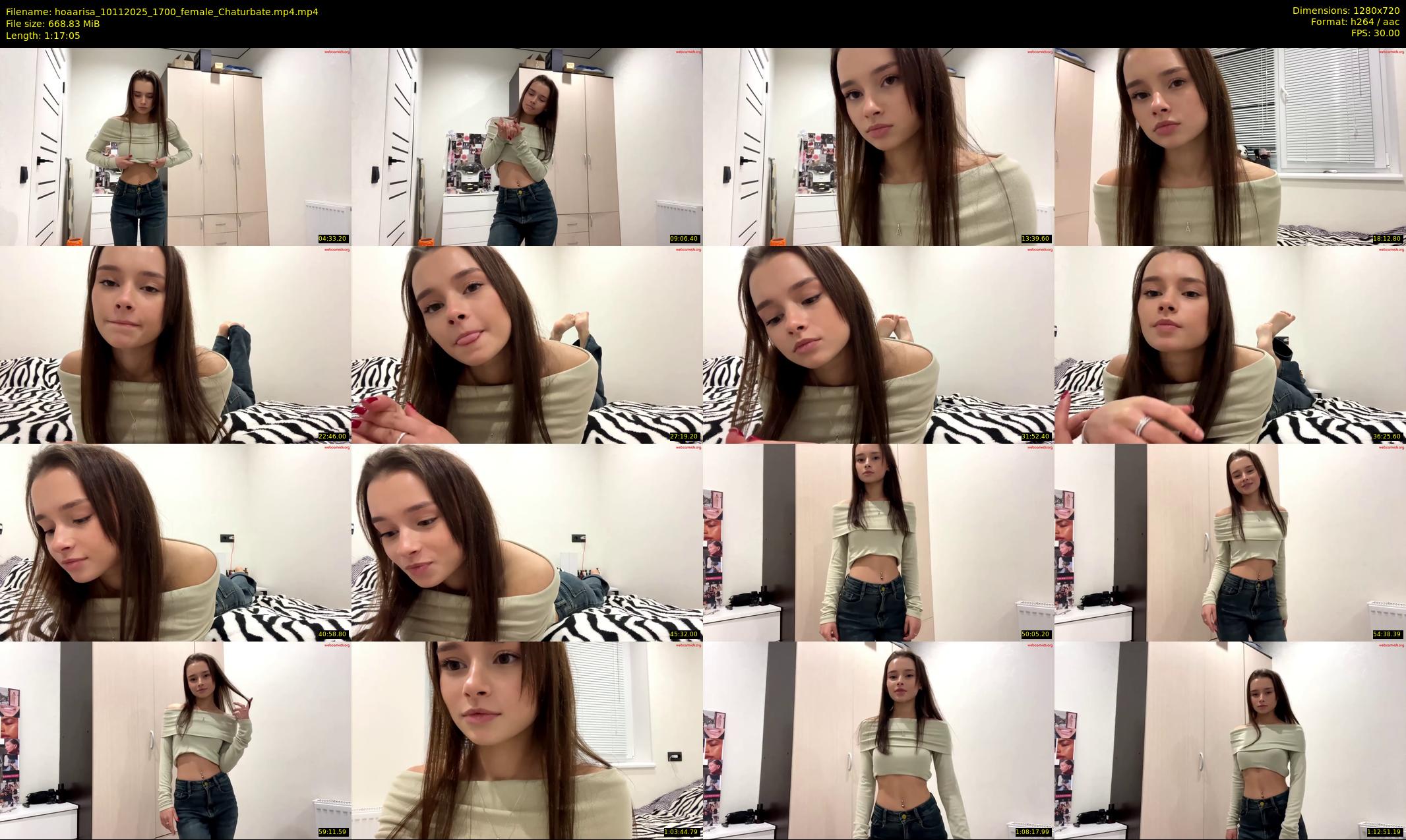 hoaarisa — 78 minute Chaturbate female cam show recording, 720p, Nov 10, 2025