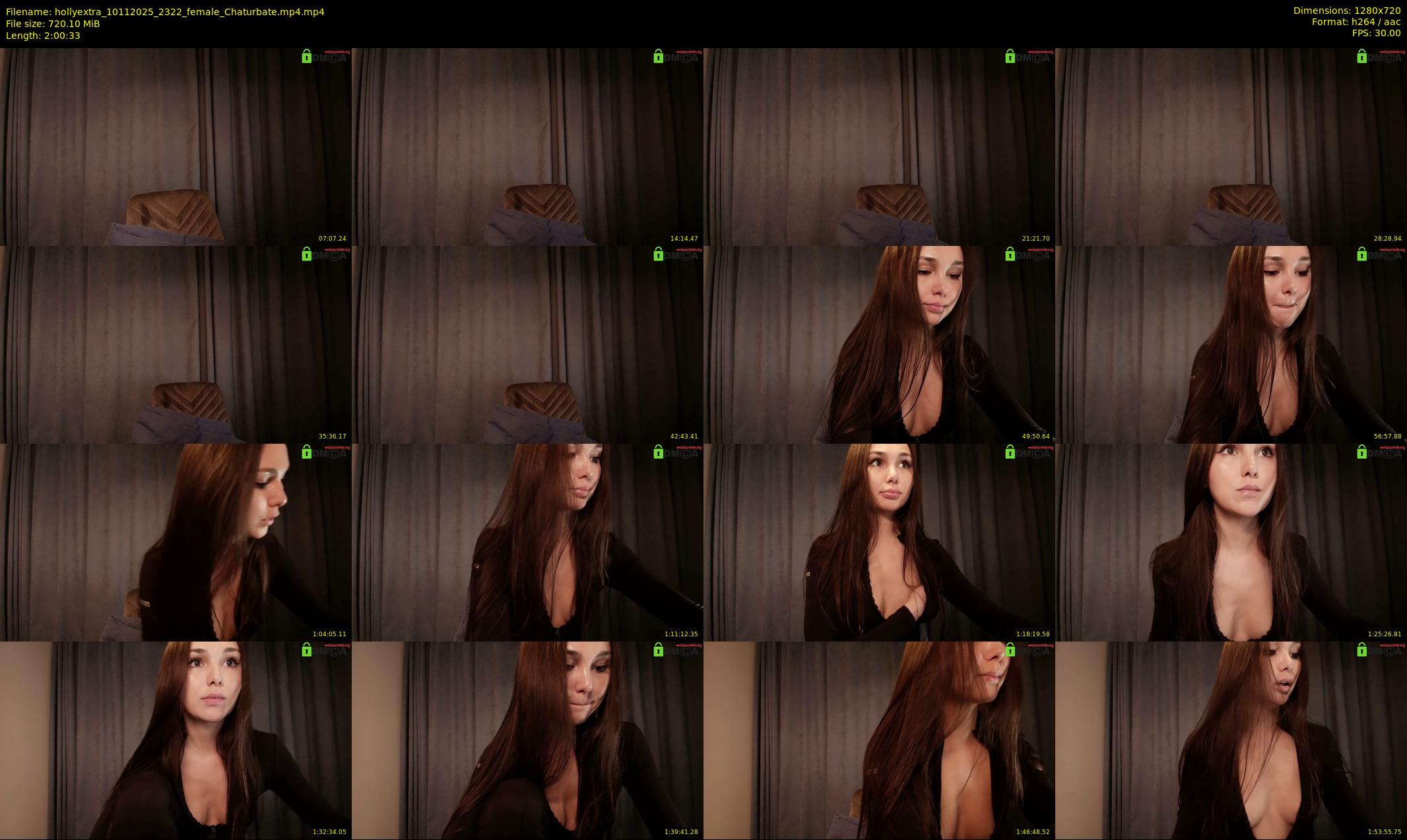 hollyextra — 121 minute Chaturbate female cam show recording, 720p, Nov 10, 2025