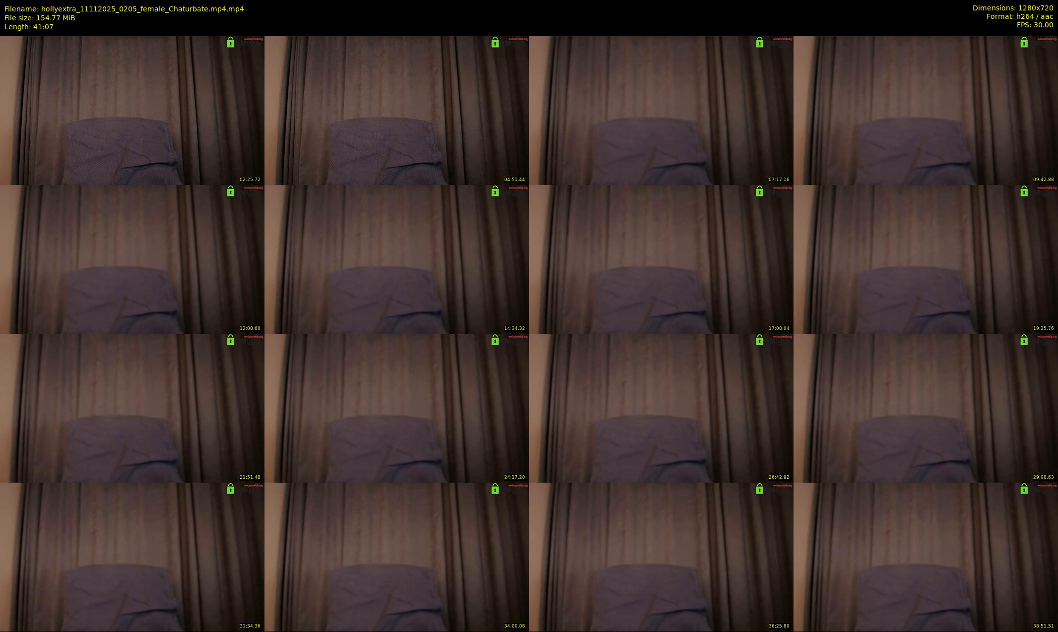 hollyextra — 42 minute Chaturbate female cam show recording, 720p, Nov 11, 2025