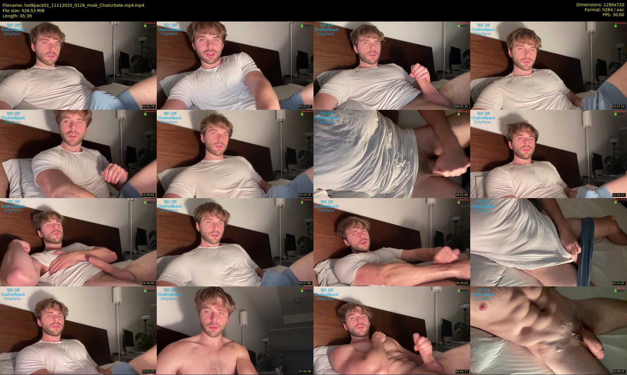 hot8pack01 — 46 minute Chaturbate male cam show recording, 720p, Nov 11, 2025