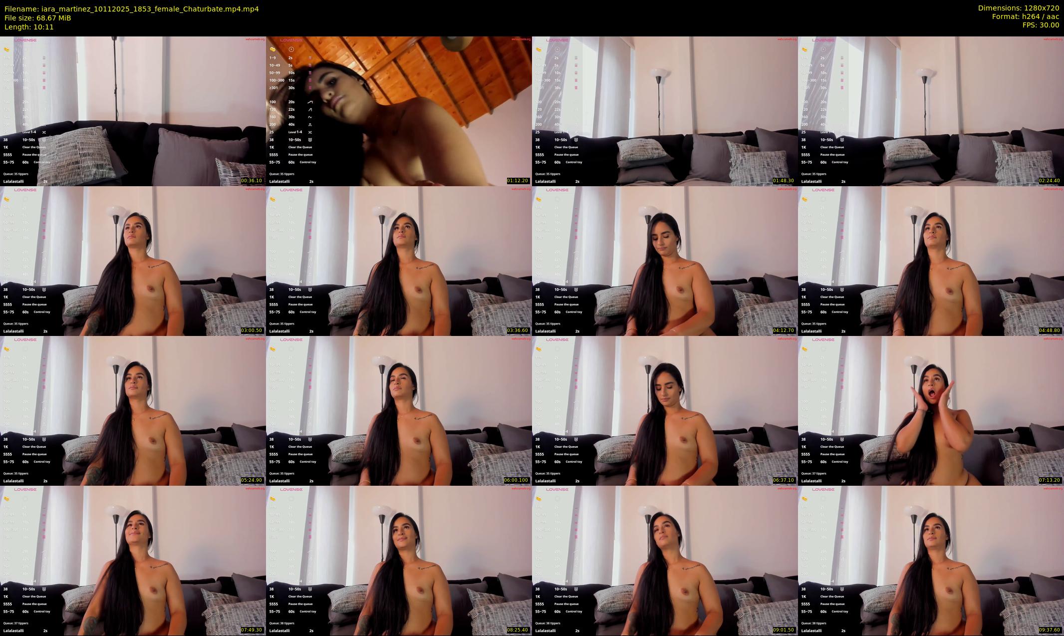 iara_martinez — 11 minute Chaturbate female cam show recording, 720p, Nov 10, 2025