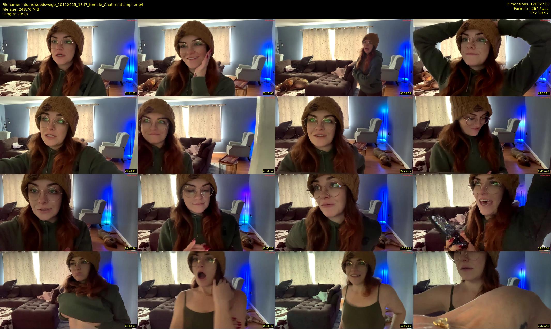 intothewoodswego — 21 minute Chaturbate female cam show recording, 720p, Nov 10, 2025