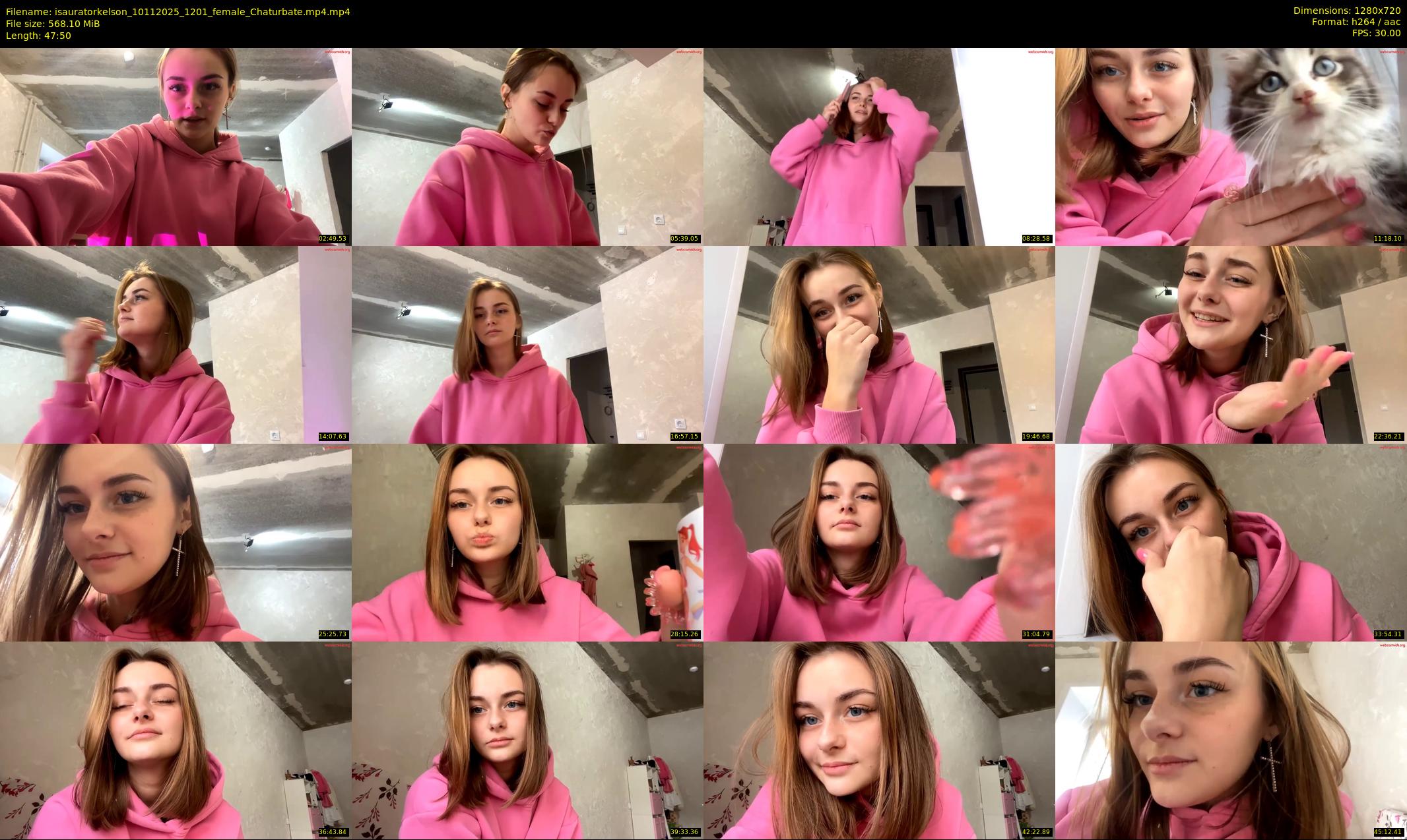 isauratorkelson — 48 minute Chaturbate female cam show recording, 720p, Nov 10, 2025