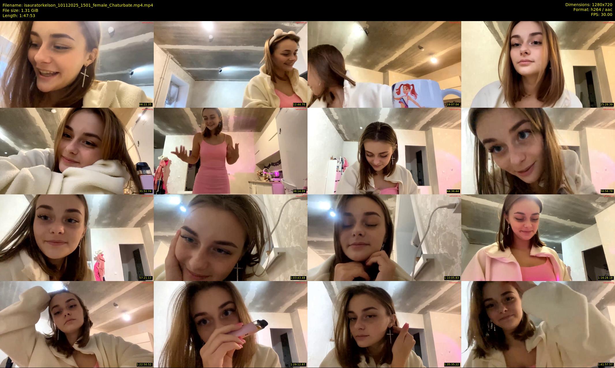 isauratorkelson — 108 minute Chaturbate female cam show recording, 720p, Nov 10, 2025