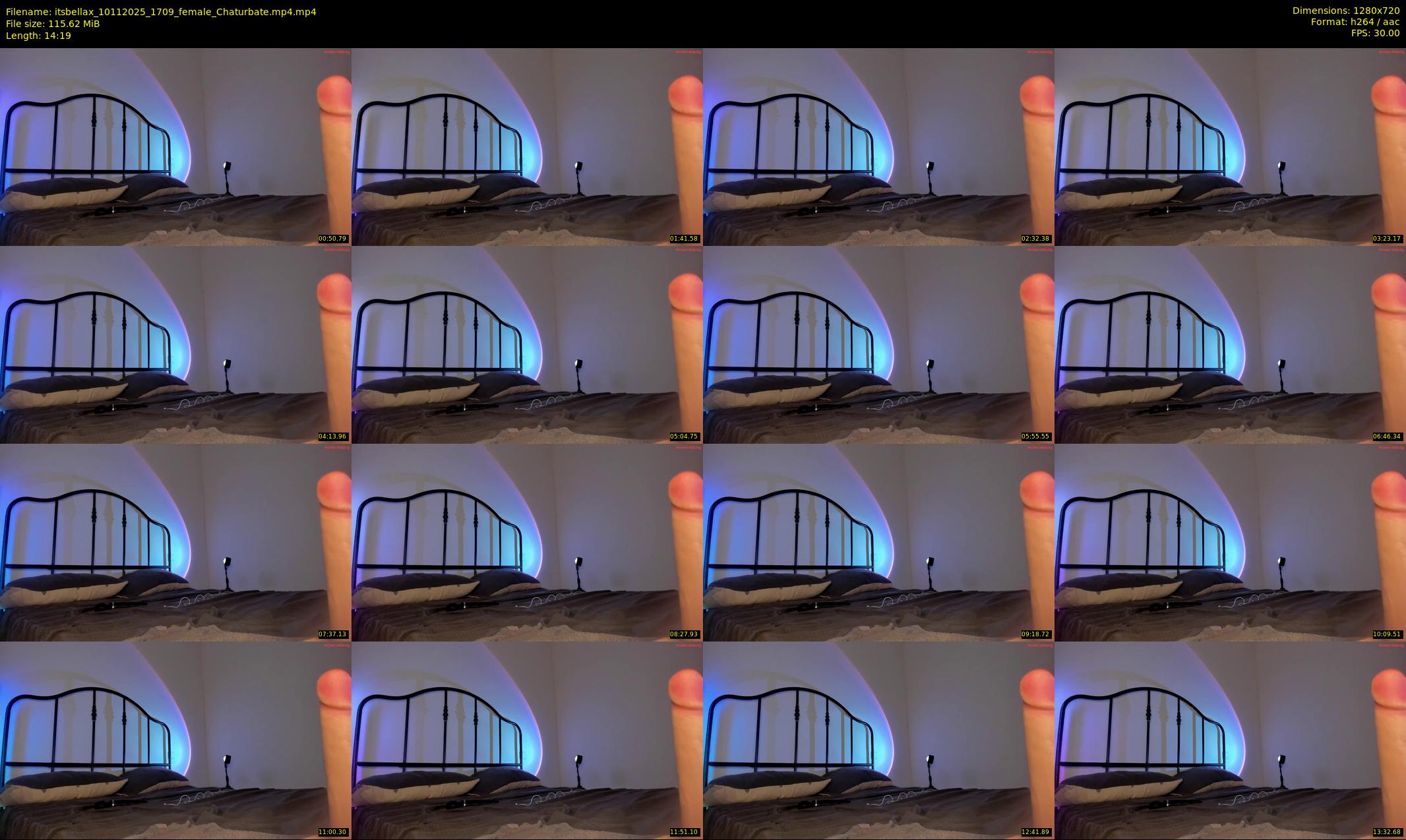 itsbellax — 15 minute Chaturbate female cam show recording, 720p, Nov 10, 2025