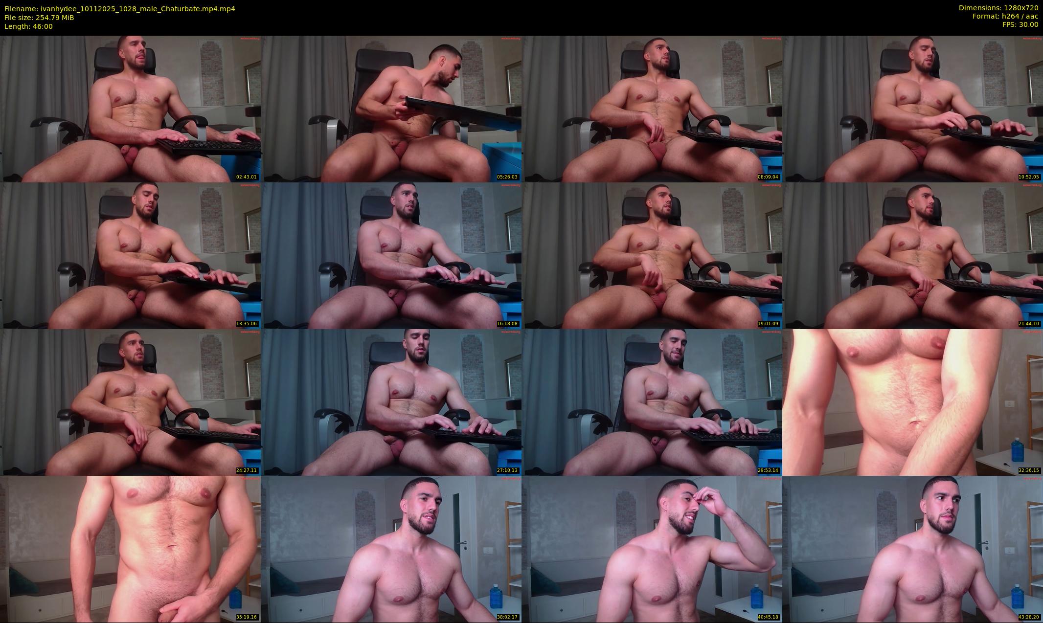 ivanhydee — 46 minute Chaturbate male cam show recording, 720p, Nov 10, 2025
