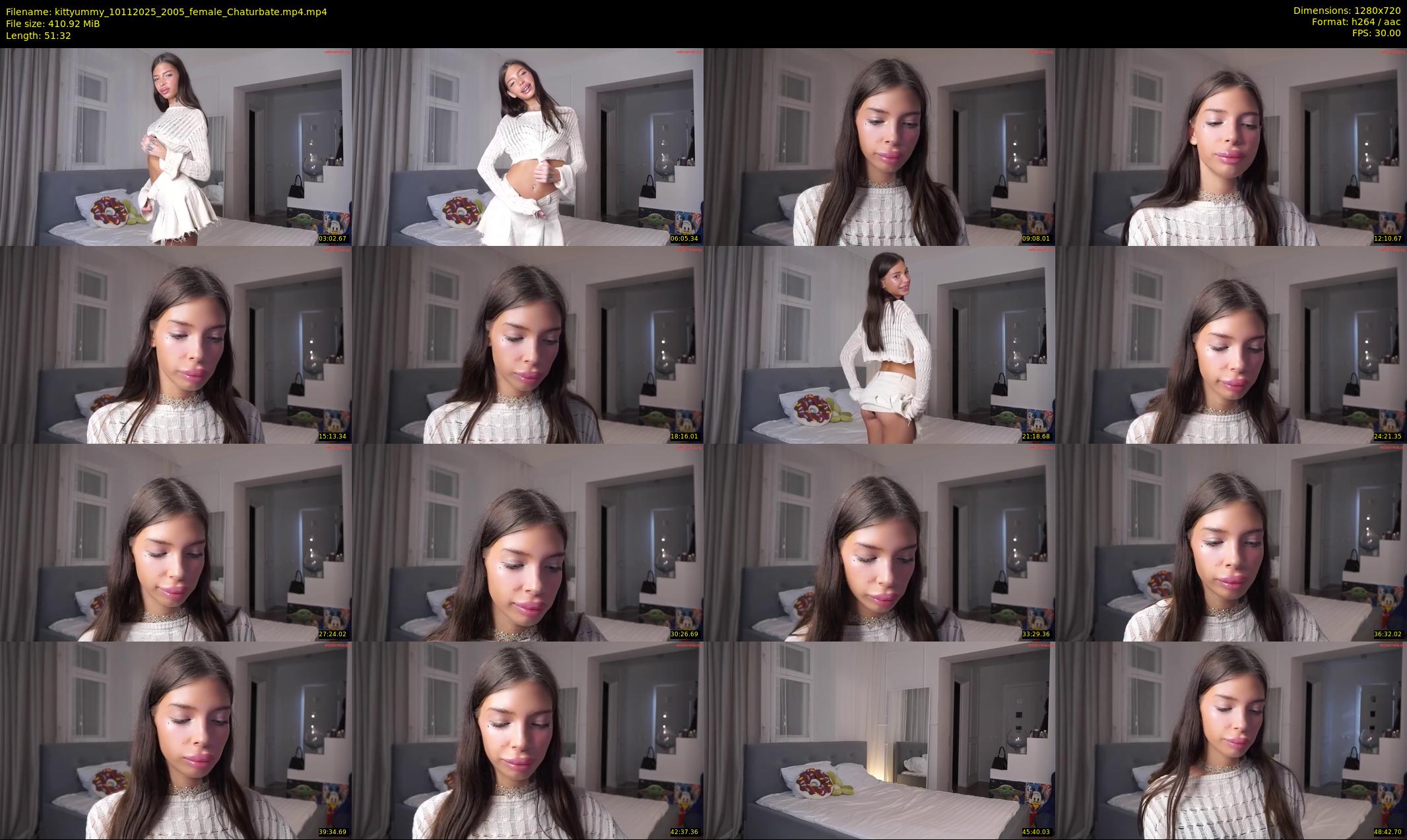 kittyummy — 52 minute Chaturbate female cam show recording, 720p, Nov 10, 2025