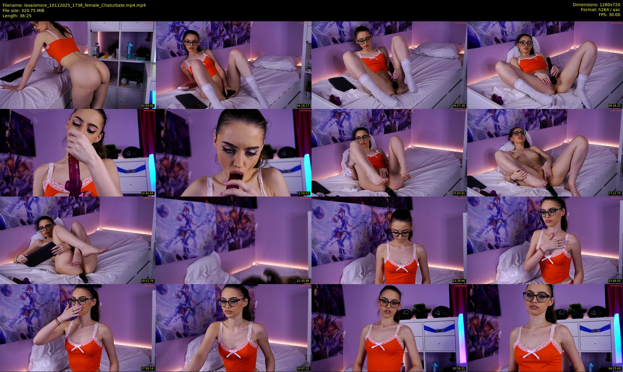 lesaismore — 37 minute Chaturbate female cam show recording, 720p, Nov 10, 2025
