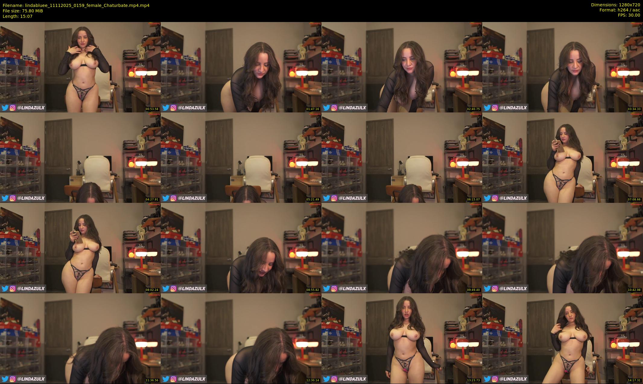 lindabluee — 16 minute Chaturbate female cam show recording, 720p, Nov 11, 2025